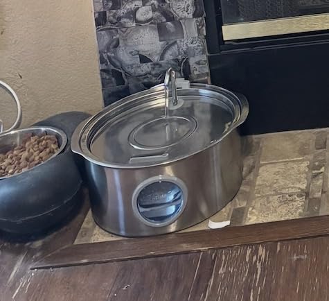 Dog Water Fountain for Large Dogs: 7L/236oz/1.8G Dog Fountain Stainless Steel - Big Cat Drinking Fountain Indoor - Super Quiet Water Fountain for Dogs Inside - for Large Dog Cats & Multi-Pet Home customer photo 1