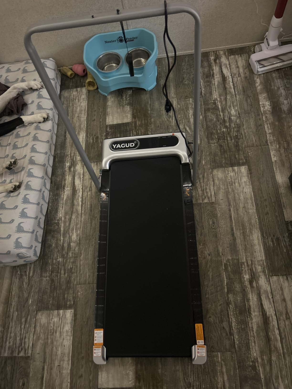 Walking Pad, Walking Pad Treadmill for Home Office, Portable Under Desk Treadmill with Remote Control and LED Display, Walking Jogging Running Machine customer photo 1