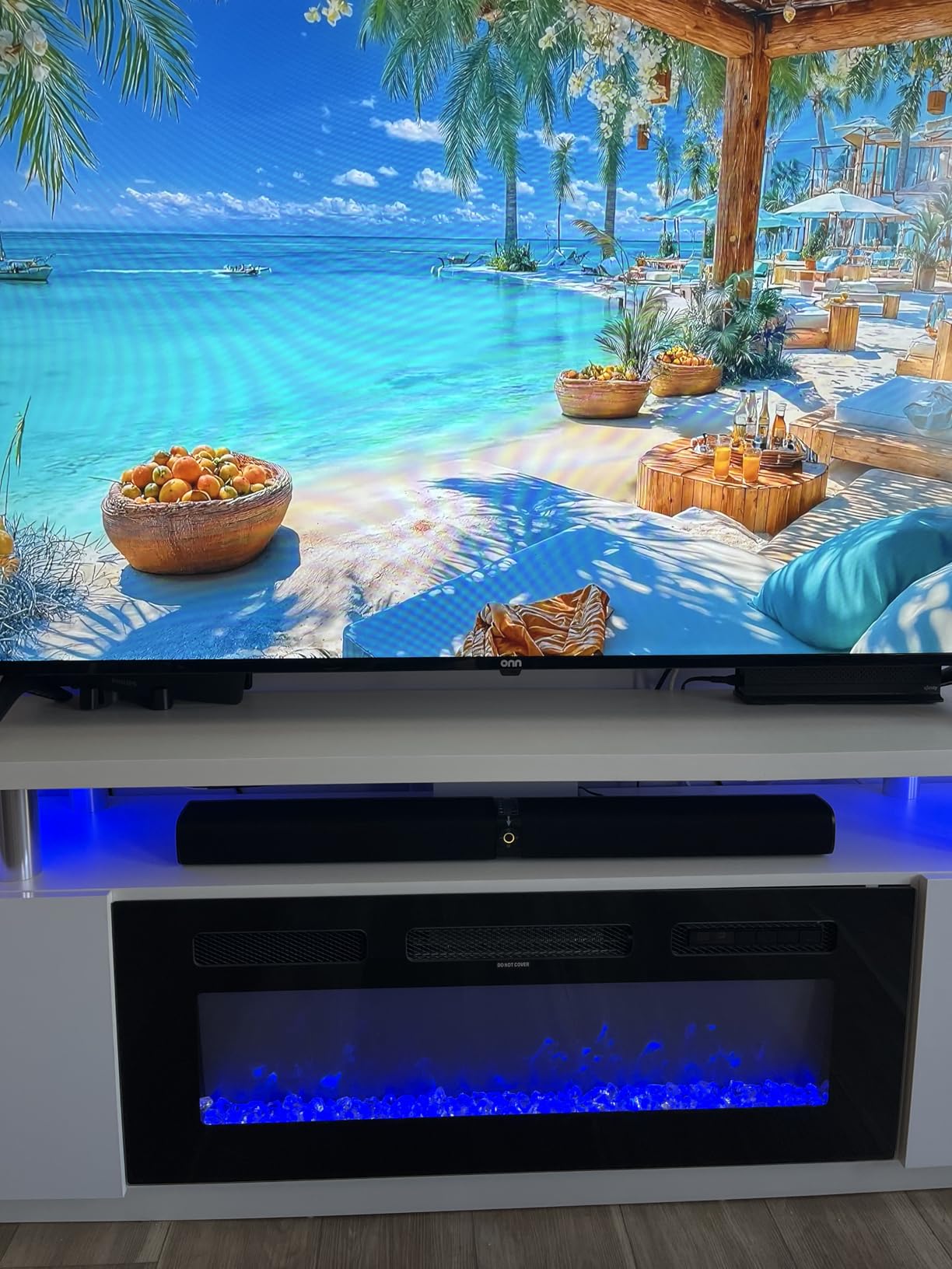 Sound Bar for Smart TV, Soundbar with Bluetooth/ARC/Opt/AUX Connect, Auto Volume Boost, 3 Equalizer Modes, 2 in 1 Detachable Soundbar for TV/PC/Gaming/Projectors customer photo 2