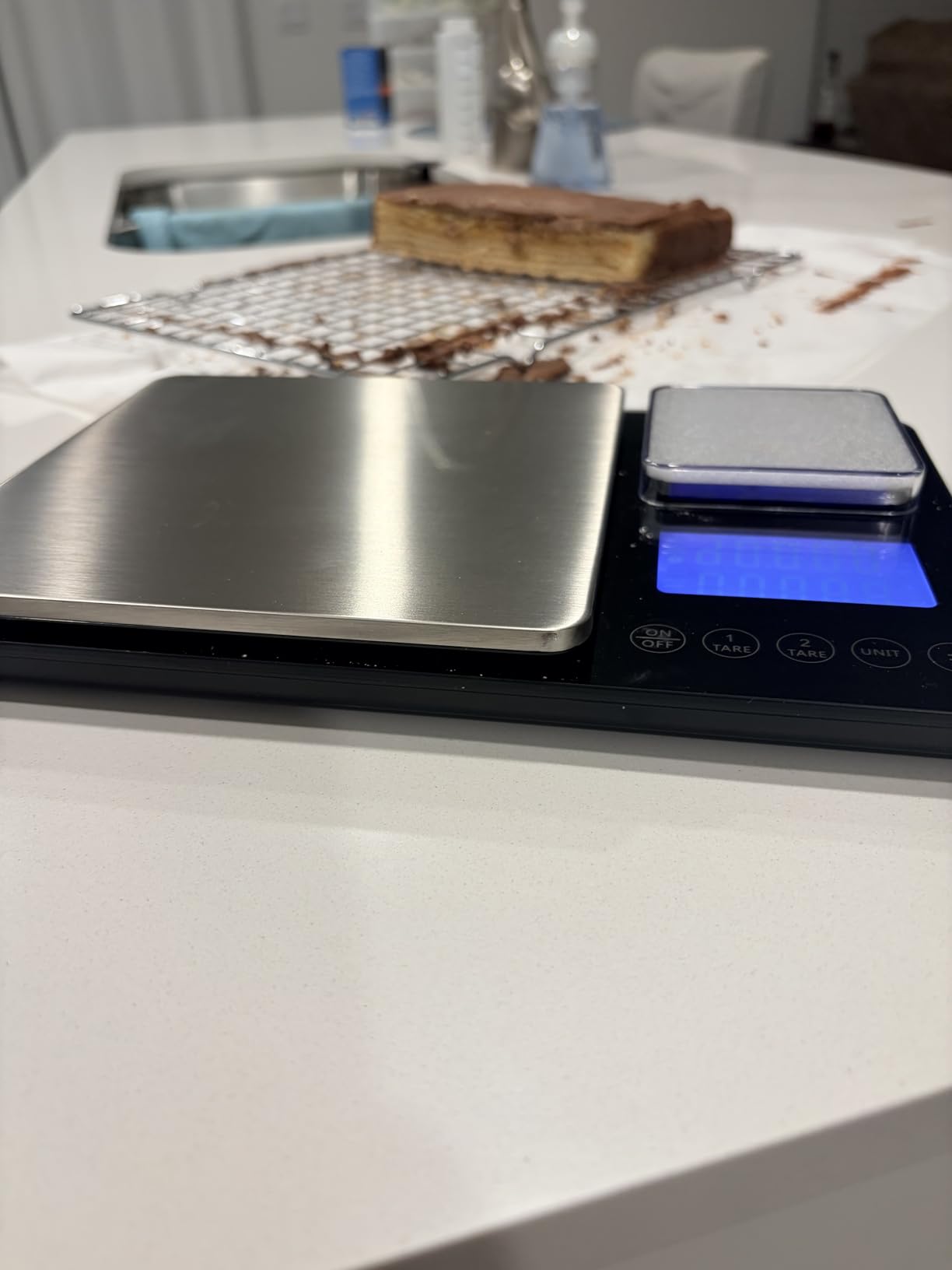 0.001oz/33lbs Dual Platform Food Kitchen Scales Digital Weight Grams and Ounces, Two Precisions Kitchen Scale for Sourdough Bread, Baking and Cooking with 7 Units Tare, Accumulation Functions customer photo 1