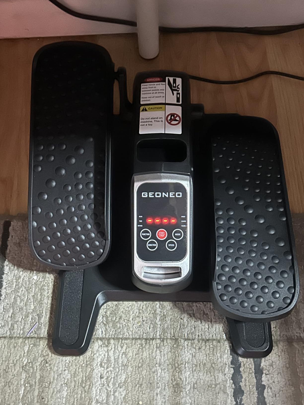 Under Desk Elliptical Machine, Electric Elliptical Exerciser for Senior, Quiet & Small Electric Seated Pedal Exerciser for Home with Display Monitor, Remote Control & 12 Adjustable Speeds customer photo 1