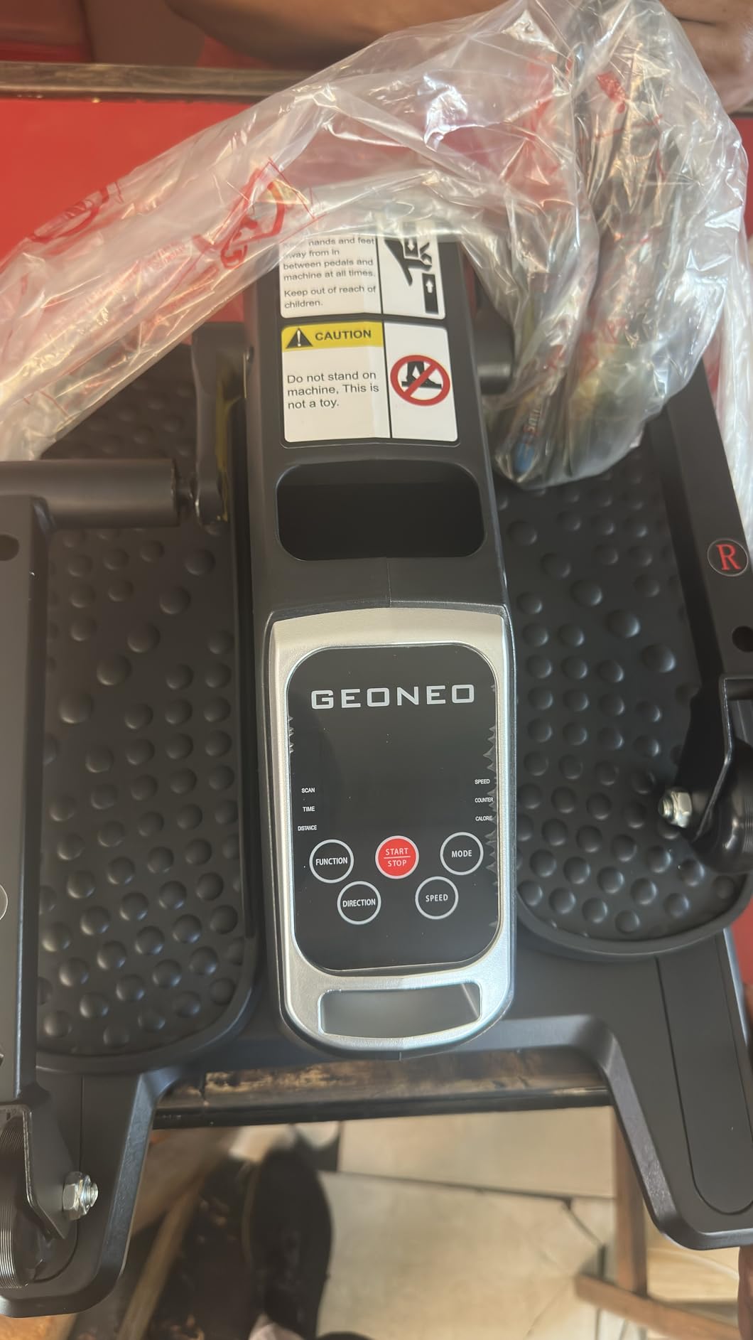 Under Desk Elliptical Machine, Electric Elliptical Exerciser for Senior, Quiet & Small Electric Seated Pedal Exerciser for Home with Display Monitor, Remote Control & 12 Adjustable Speeds customer photo 2