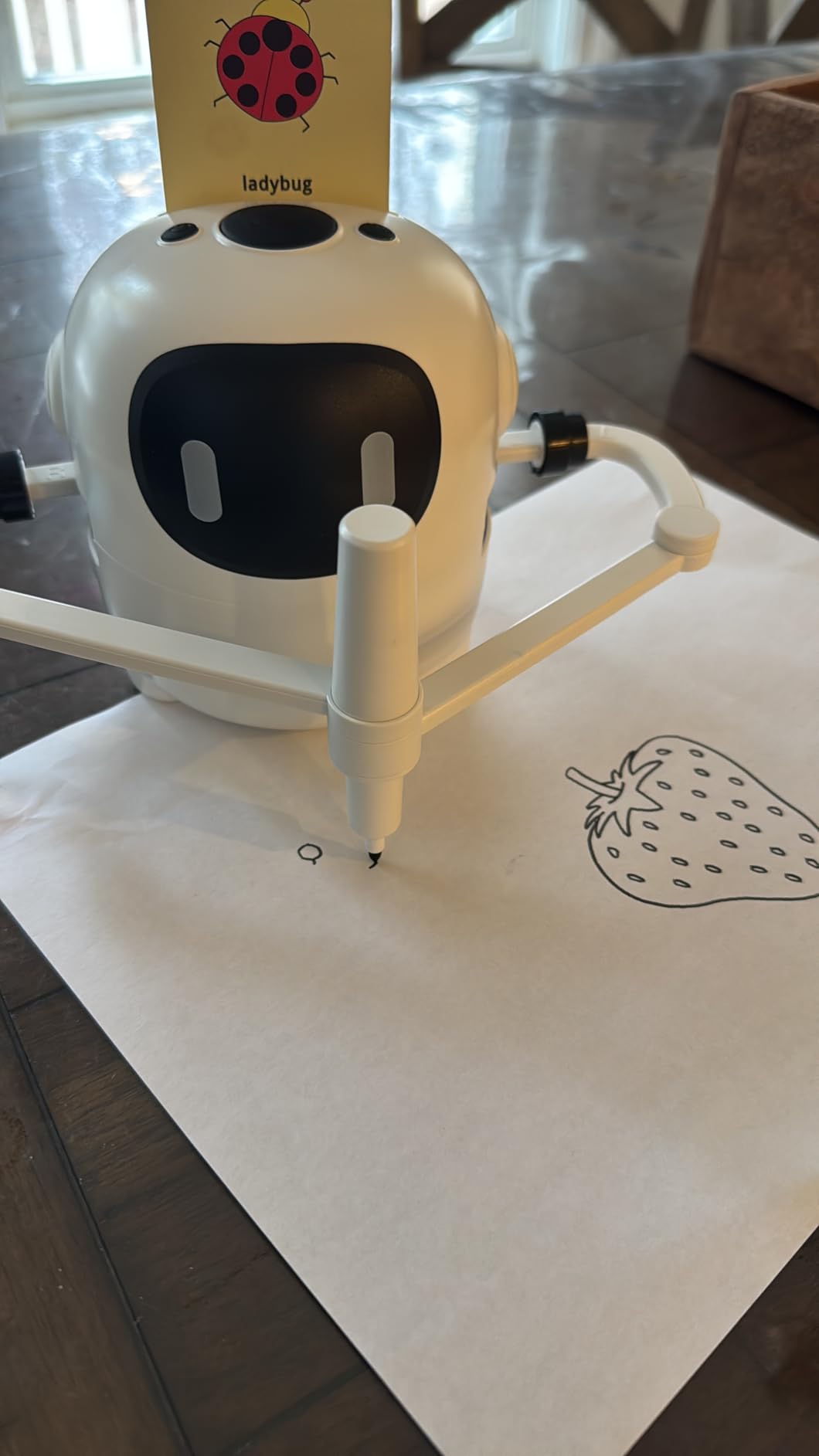 Drawing Robot for Kids with 150 Cards, Voice Interactive Educational Drawing Machine, Montessori Painting Learning Toys for 3 4 5 6 7 8 Year Old Boys Girls Birthday Party customer photo 1