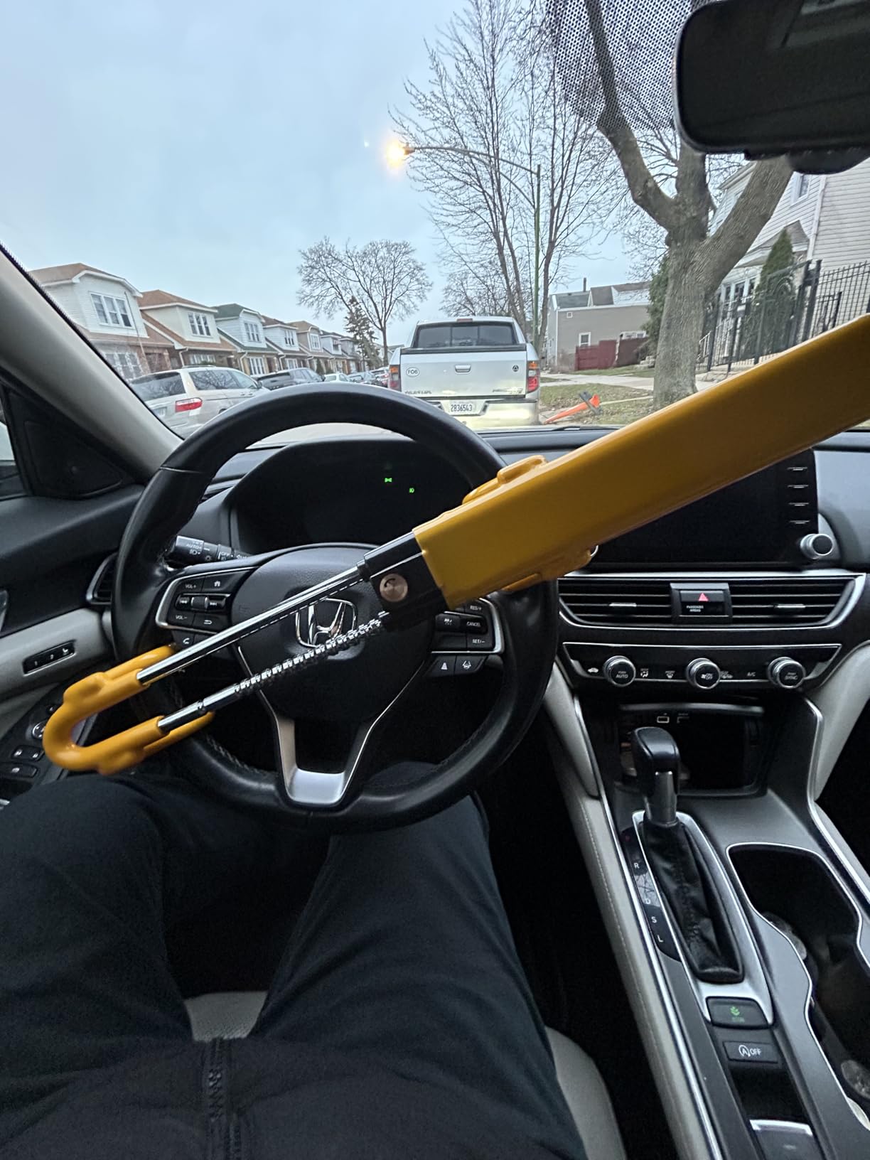 Steering Wheel Lock Anti Theft Car Device with Adjustable Design Car Lock in Compatibility Car Wheel Lock with Reinforced Steel Car Anti Theft Device with Tamper-Proof Bolts customer photo 2