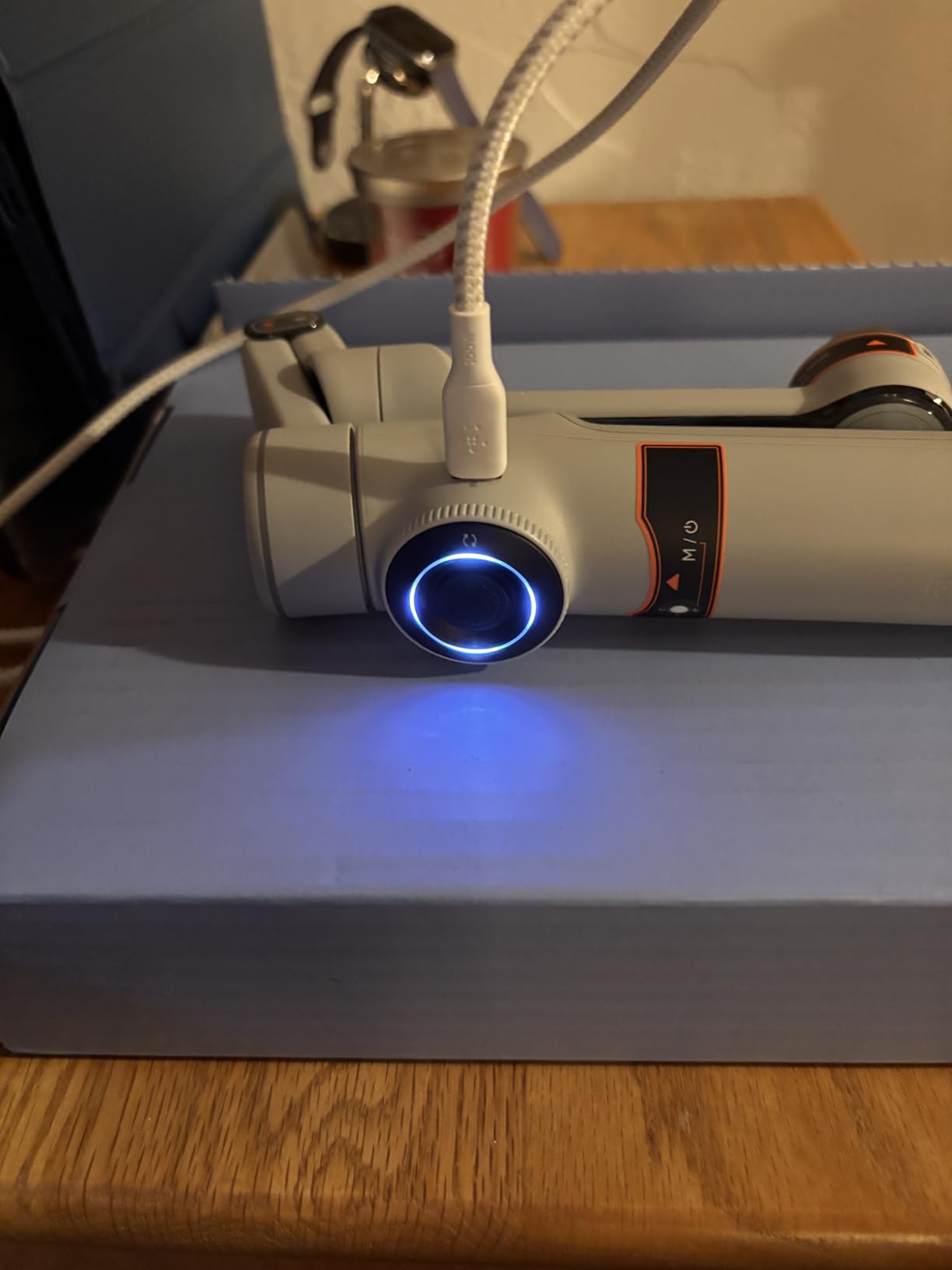 Insta360 Flow 2 Pro Creator Bundle Grey - Foldable AI Phone Gimbal, Apple DockKit, 360° Pan Tracking, Free Tilt Mode, Built-in Tripod/Selfie Stick, Portable Vlog/Travel Stabilizer, Spotlight, MagSafe customer photo 2