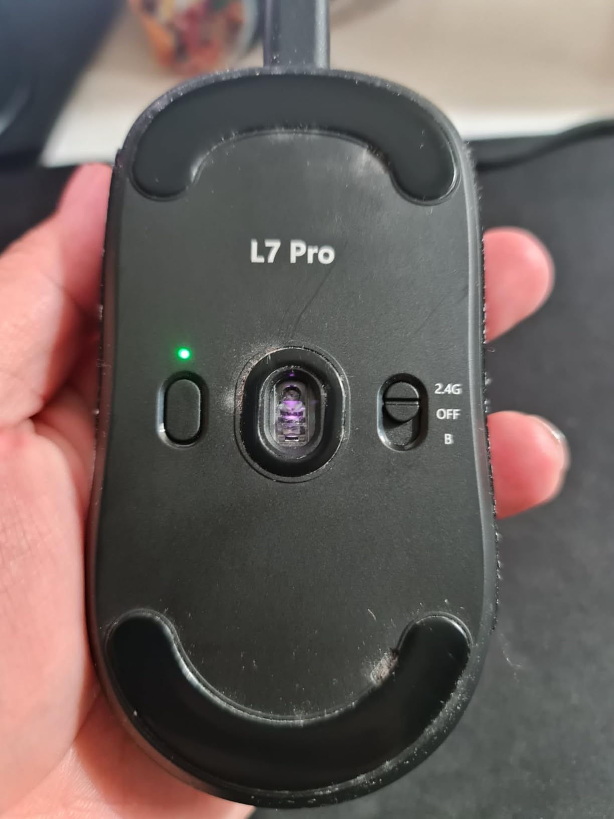 MCHOSE L7 Pro Wireless Gaming Mouse, PAW3395 26K Sensor, Wireless/Wired Dual 8K Polling, 39g Ultra-Light Weight, Tri-Mode Connection customer photo 2