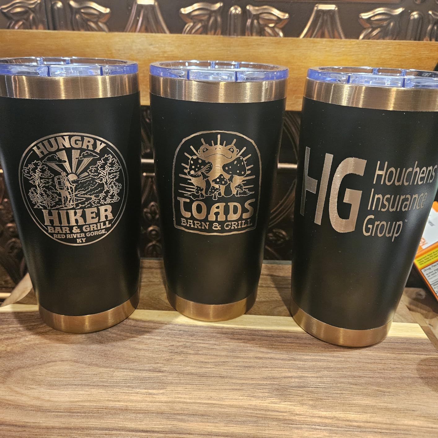 20 oz Tumbler Bulk 4 Pack Stainless Steel Tumbler with Lid and Straw, Double Wall Vacuum Insulated Travel Coffee Mug for Laser Engrave, Powder Coated Cup for Hot and Cold Drinks (Black,4 pack) customer photo 1