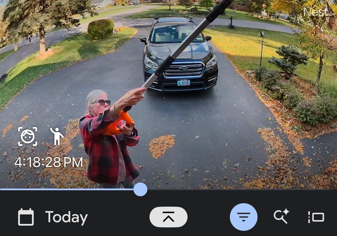 Roof Gutter Cleaning from The Ground, 40V Leaf Blowers Cordless, 580CFM/180MPH with 2 Batteries and Charger customer photo 2