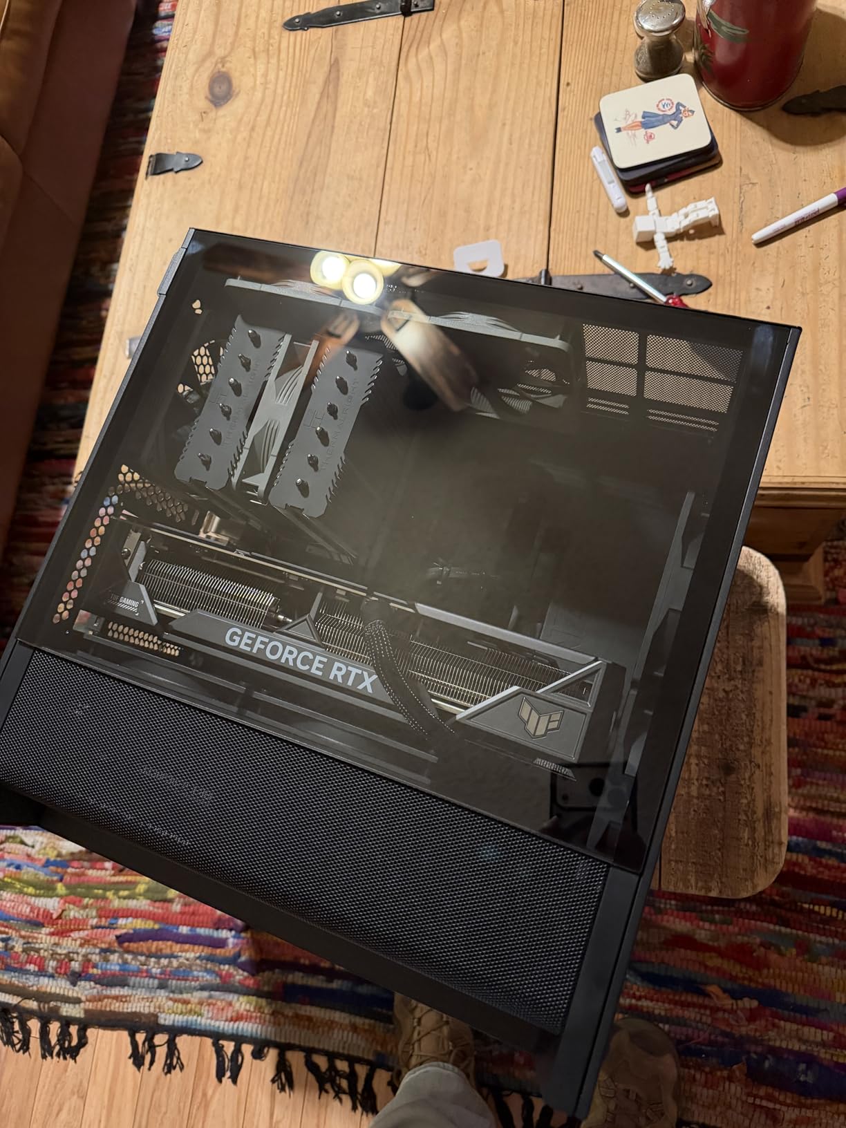 NZXT H3 Flow - Micro-ATX PC Case - Optimized Airflow - Includes 1 x 120mm Rear Fan - Supports Full-Sized GPUs - Fits 280mm Front, 240mm Top Radiator - Back-Connect Motherboard - Black customer photo 1