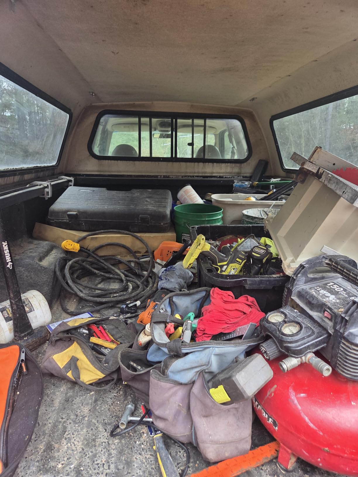 Rough Country Slide-Out Truck Bed Cargo Tray - Long Bed Organizer for 5ft 7in plus Beds, Heavy-Duty Polyethylene, UV-Protected, Easy Tailgate Access customer photo 1