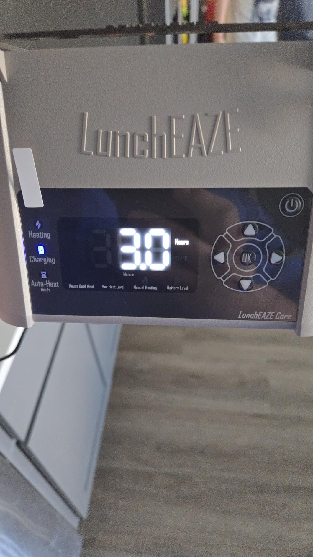 LunchEAZE Core Gen 2 Cordless Heated & Electric Lunch Box - Battery-Powered, 4-Cup Capacity, 220°F, Automatic Scheduled Heating for Hot Meals Anywhere customer photo 1