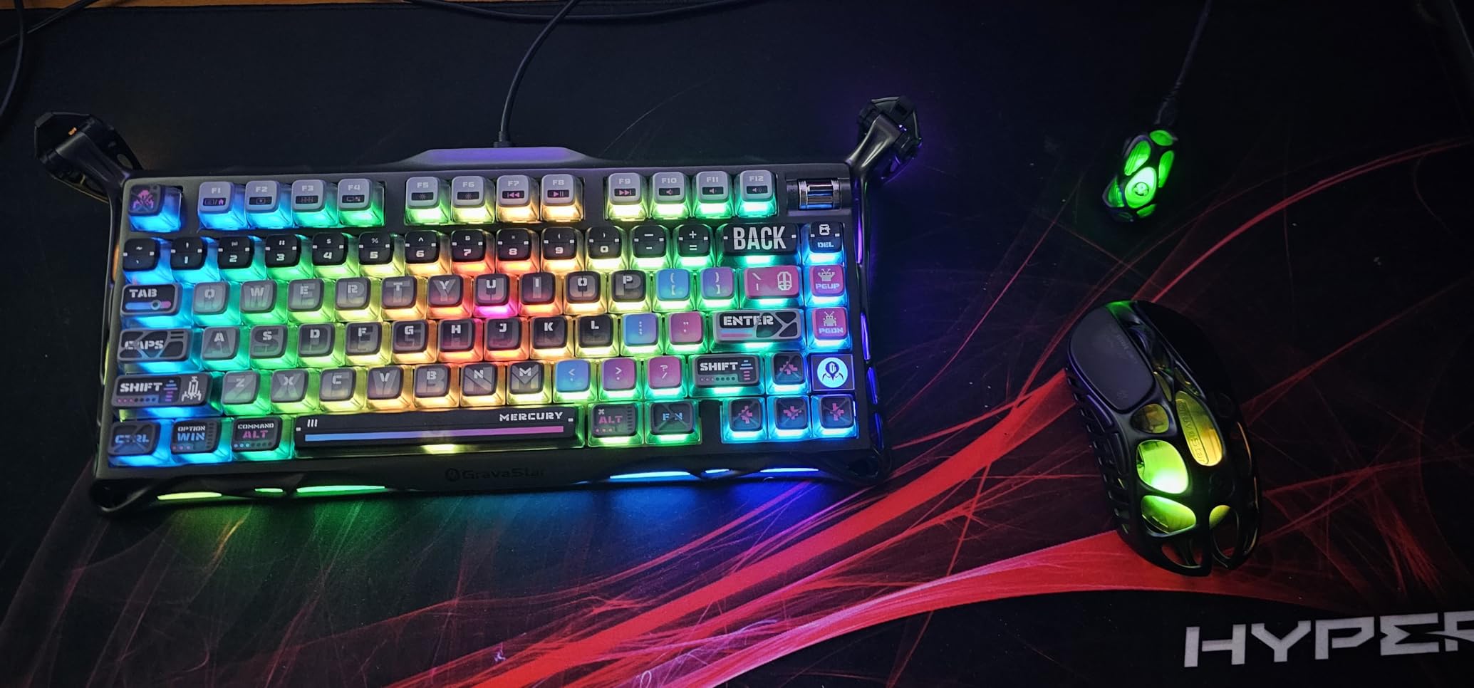 GravaStar Mercury X Pro Wireless Gaming Mouse, 8K Dongle - 32,000 DPI PAW 3950 Sensor, 8,000Hz Polling Rate, 49g, Magnesium Alloy customer photo 1