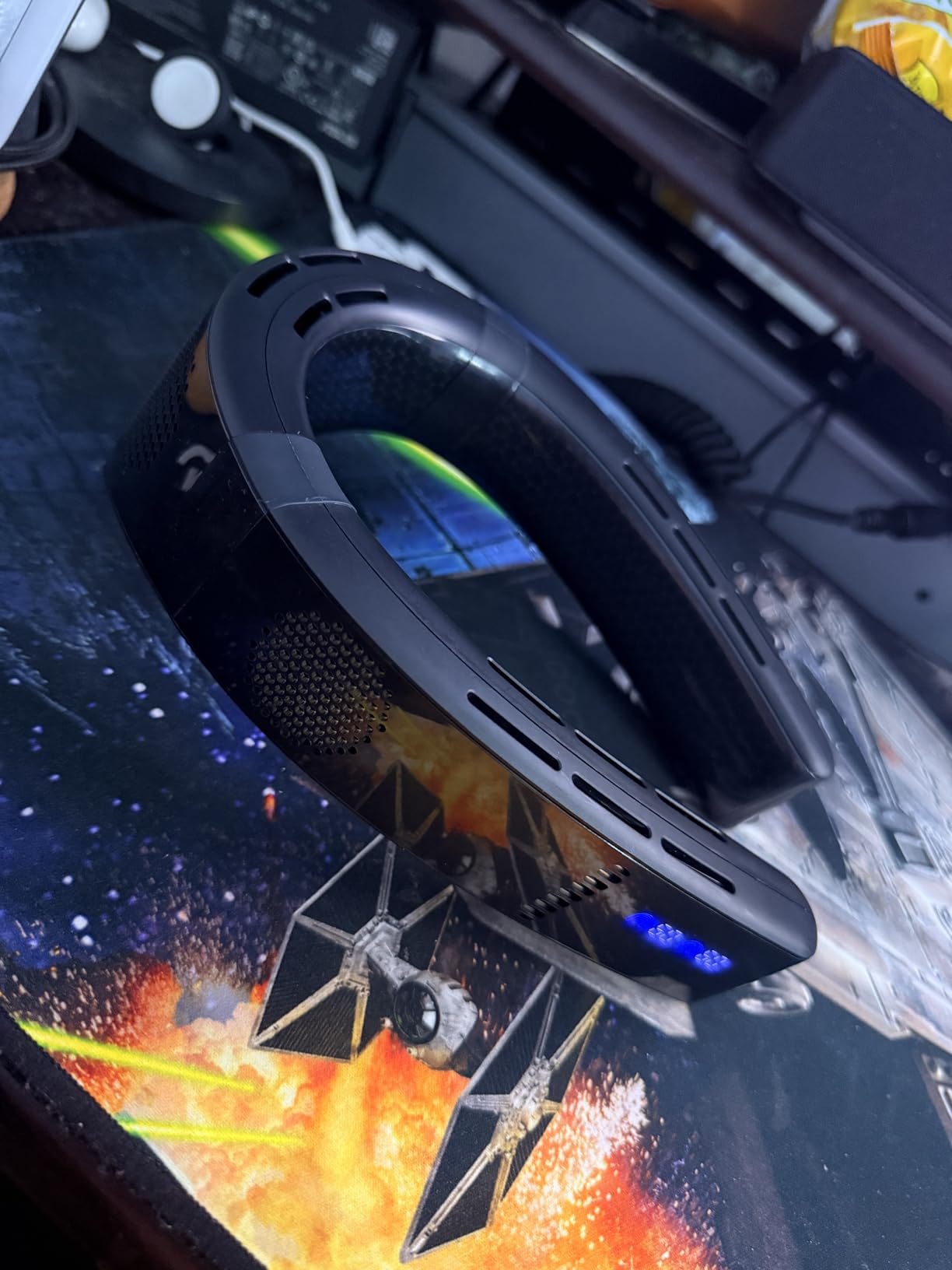 TORRAS COOLiFY Cyber AI Neck Air Conditioner, Ultimate Immersive Cooling Portable Neck Fan【No.1 Coolest & Max Cooling Area】 Neck Cooler Neck Fans that Blow Cold Air Rechargeable customer photo 2