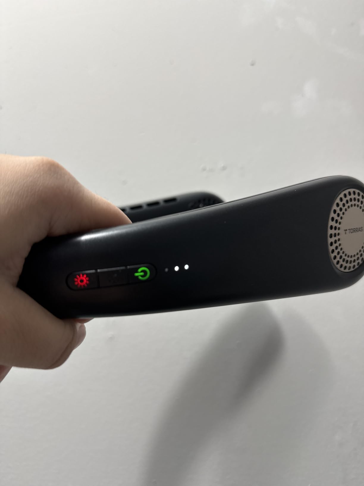 TORRAS COOLiFY Air 2026 Upgraded Neck Fan Air Conditioner, Dual-Airflow Pro Cooling, Ultra Light Portable Fan Rechargeable, Personal Cooling Fan Travel Essentials, Gift for Dad Husband Father, Black customer photo 2