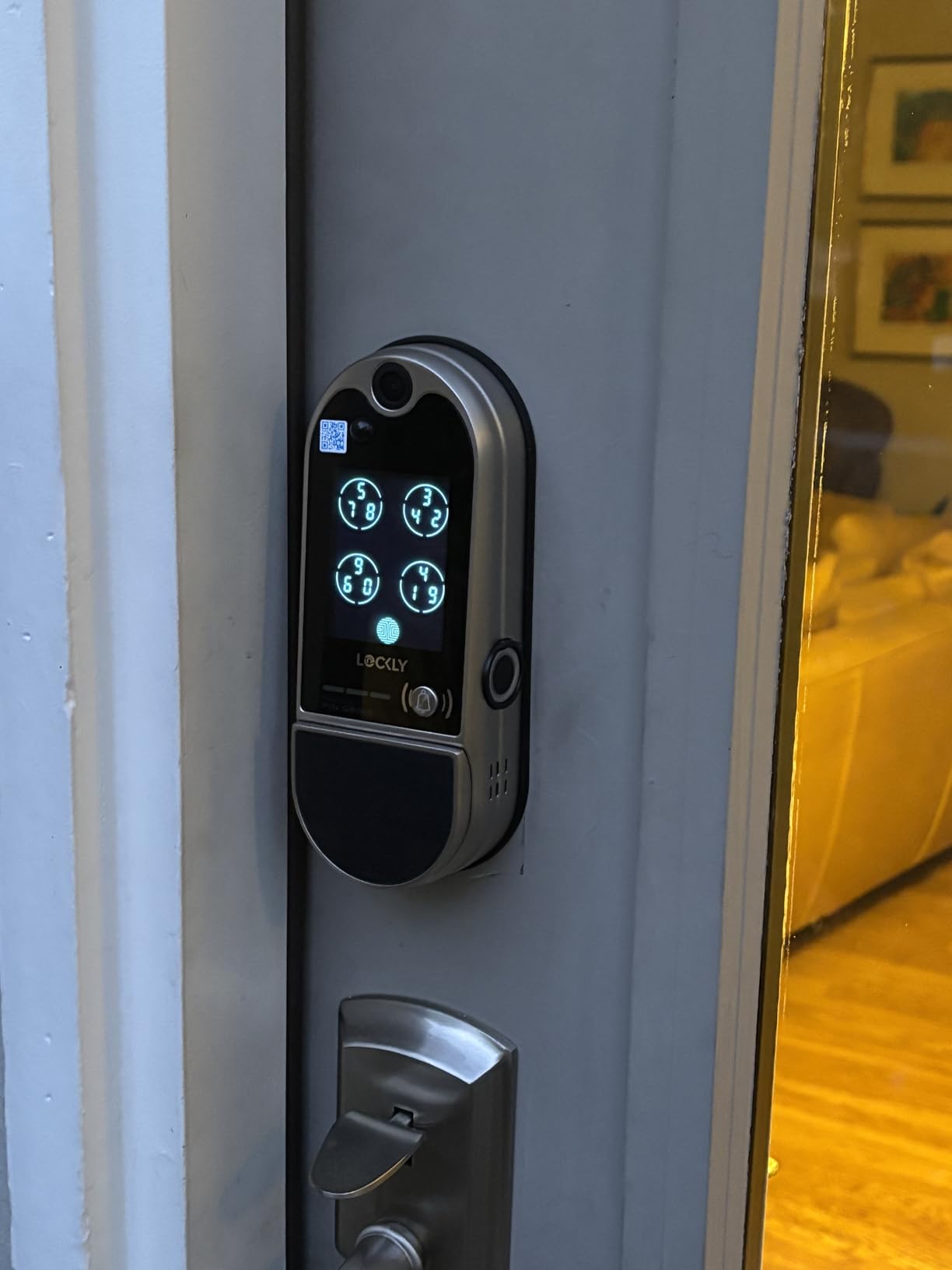 Lockly Vision Elite Video Smart Lock with Camera, Smart Wi-Fi Deadbolt for Front Door, PIN Genie Keypad, Fingerprint Door Lock, Motion Sensor, App Remote Control, 2 Way Audio Doorbell, No Monthly Fee customer photo 1