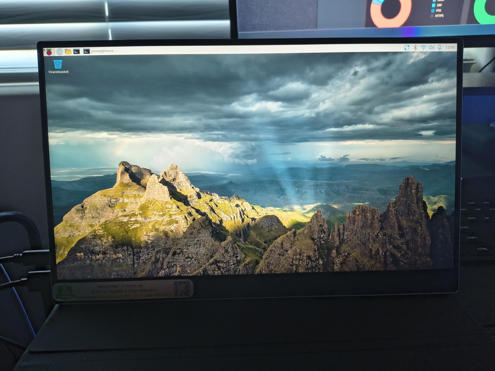 VisionOwl Portable Monitor Dual 15.6 Inch 1080P FHD 107% sRGB Foldable Second Screen, USB-C HDMI HDR Stacked Travel Monitor for Laptop MacBook PC PS5 Xbox, VESA Mountable, Built-in Kickstand customer photo 2