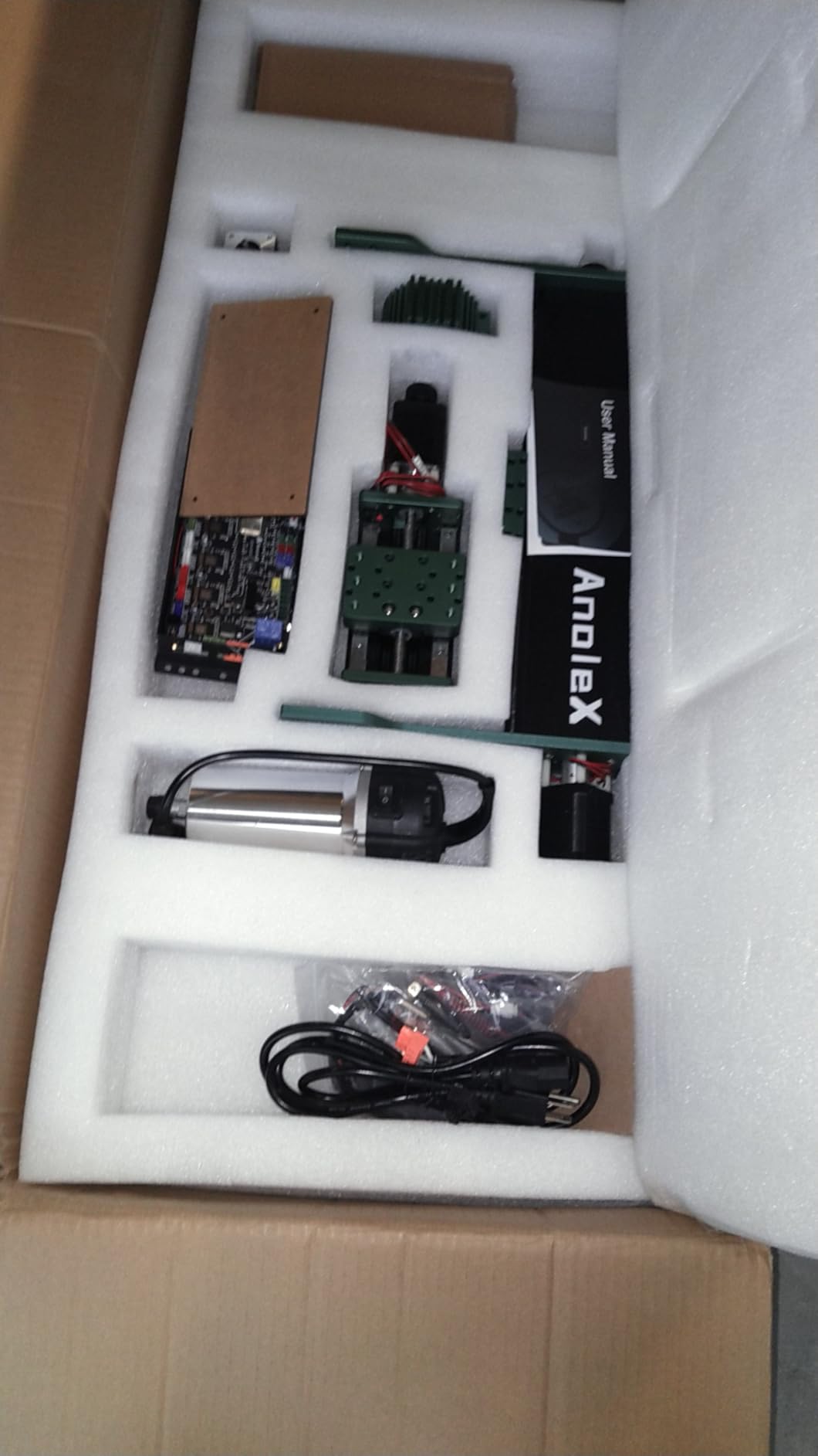 CNC Router Machine 3030-Evo Max, All-Metal XYZ Axis Dual Steel Linear Guides with 800W Trimmer Router for Cutting Aluminum, Brass, Stainless steel, Wood, Acrylic, MDF, Plastics customer photo 2