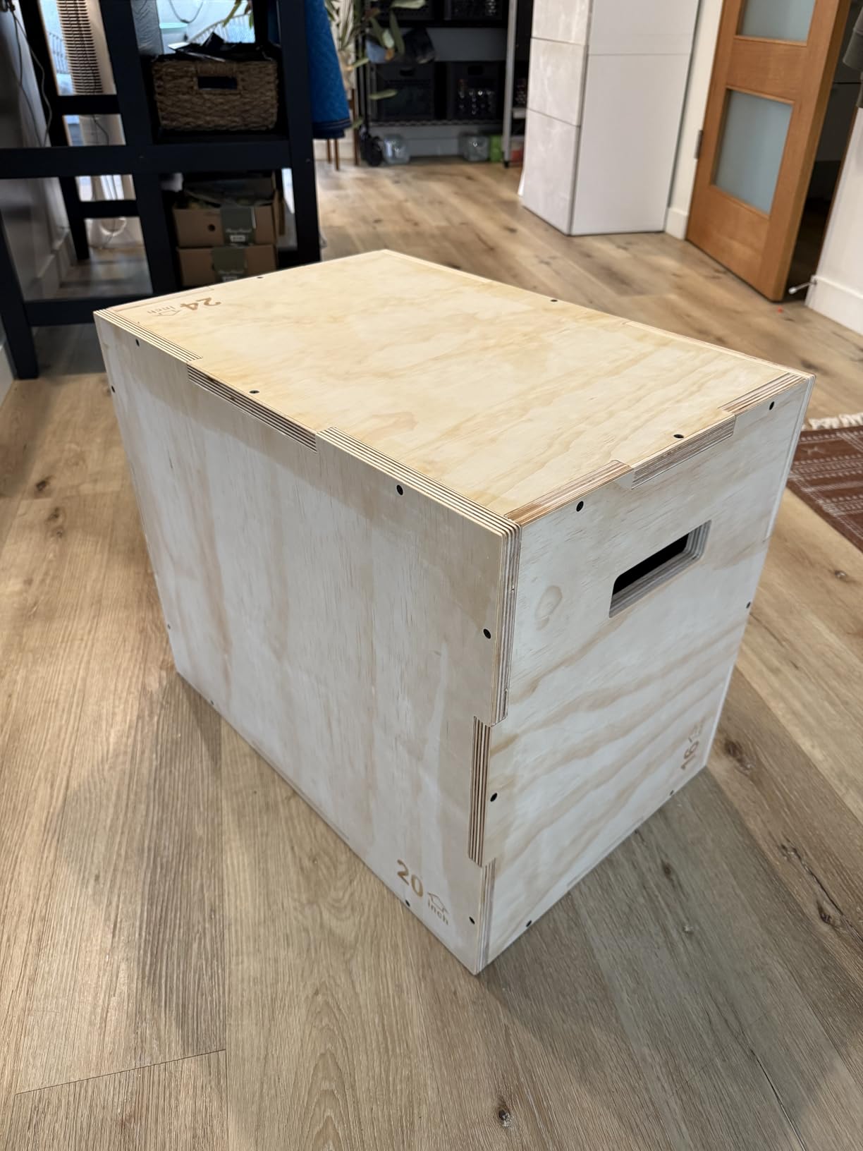 Amazon Basics Plyometric Jump Box, Plyo Box Jumps for Home Gym customer photo 1