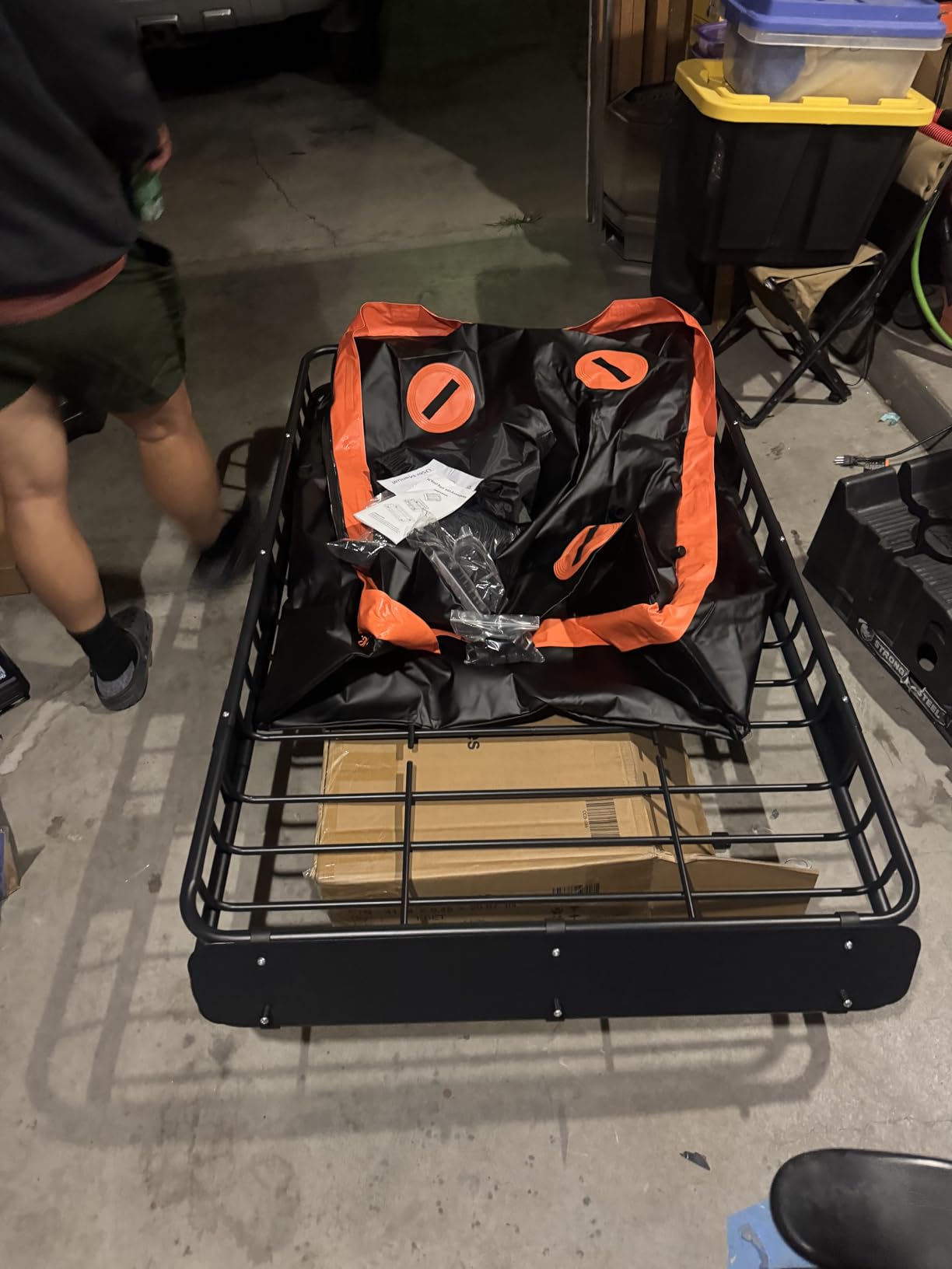 WEIZE Folding Hitch Mount Cargo Carrier 60