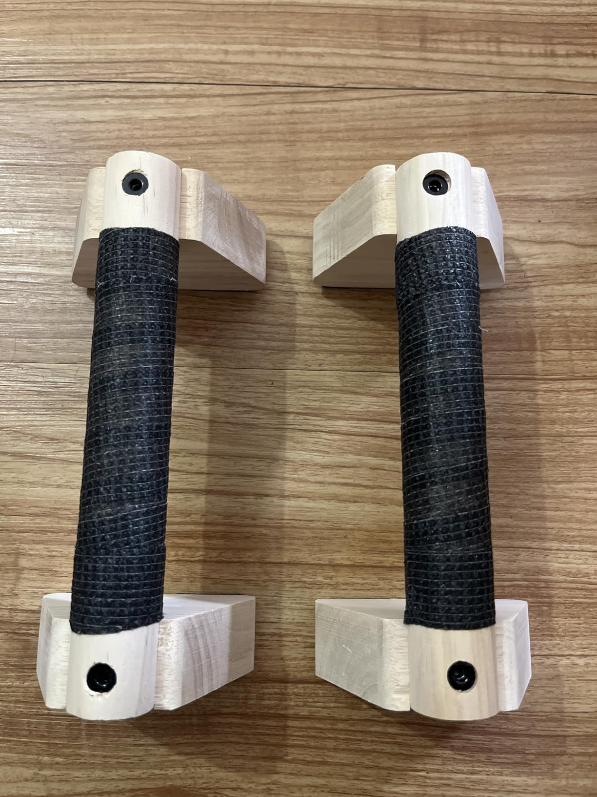 Parallettes Bars - Wooden Calisthenics Equipment for Handstand Training, Push Up Bars & Calisthenics Bar - Handstand Blocks and Pushup Handles for Men customer photo 1