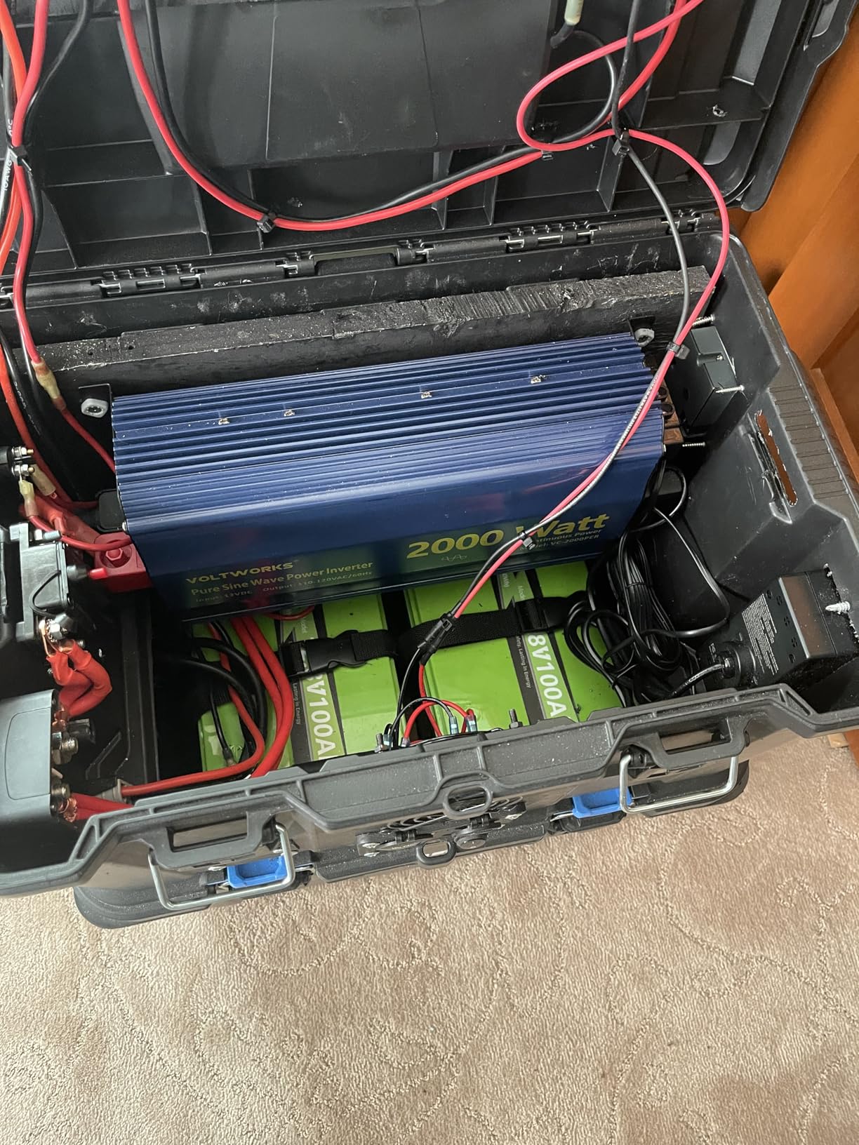 12V 100Ah BCI Group 24 LiFePO4 Battery, Max. 15000 Deep Cycle Lithium Rechargeable Battery, Built in 100A BMS for RV, Trolling Motor, Camping, Marine, Home Energy Storage customer photo 1