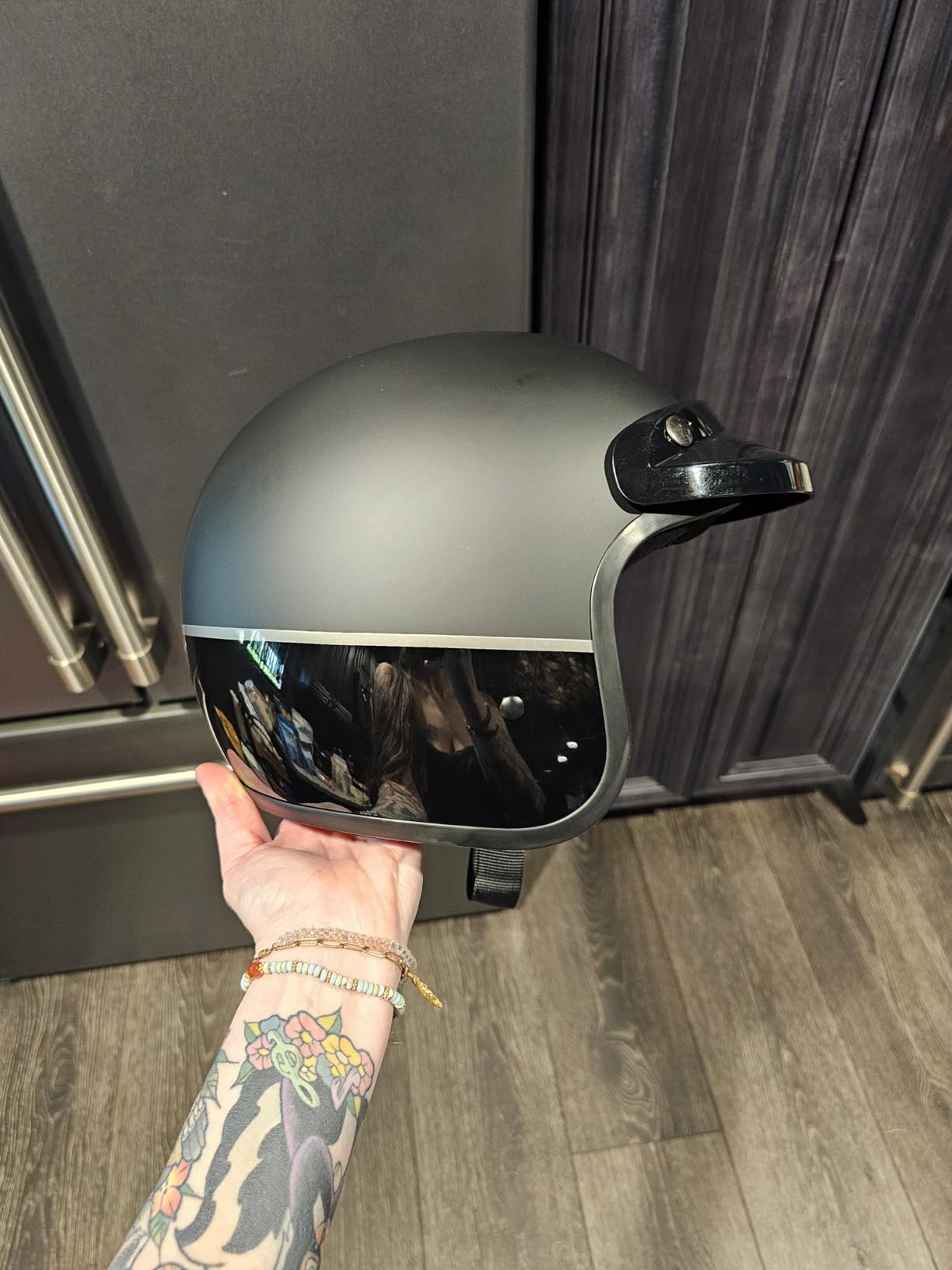 Sena Surge Mesh Intercom Enabled Open Face Smart Motorcycle Helmet customer photo 1