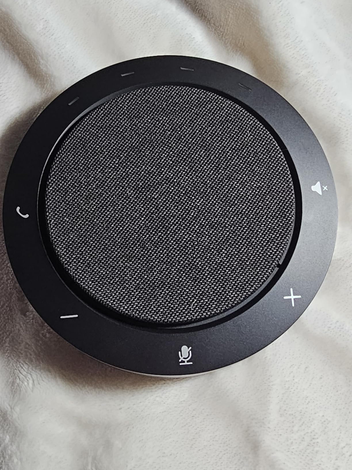 Conference Speakerphone - 3 AI Mics, 360° Clear Voice, Noise Reduction, 12H Battery, Bluetooth & USB-C customer photo 1