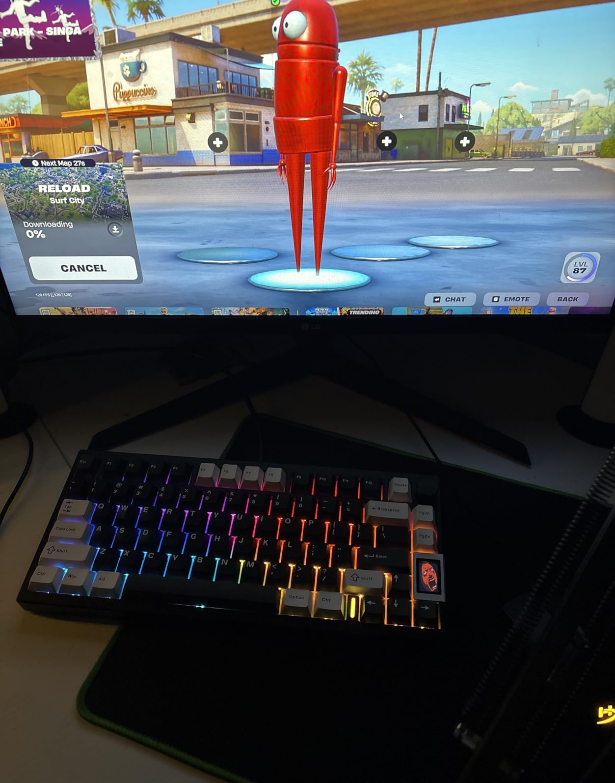 YUNZII AL80 Wireless Mechanical Keyboard, Full Aluminum CNC, Smart LCD Display, Hot Swappable Gasket Mount 75% Layout with Knob, BT/2.4G/USB-C customer photo 1