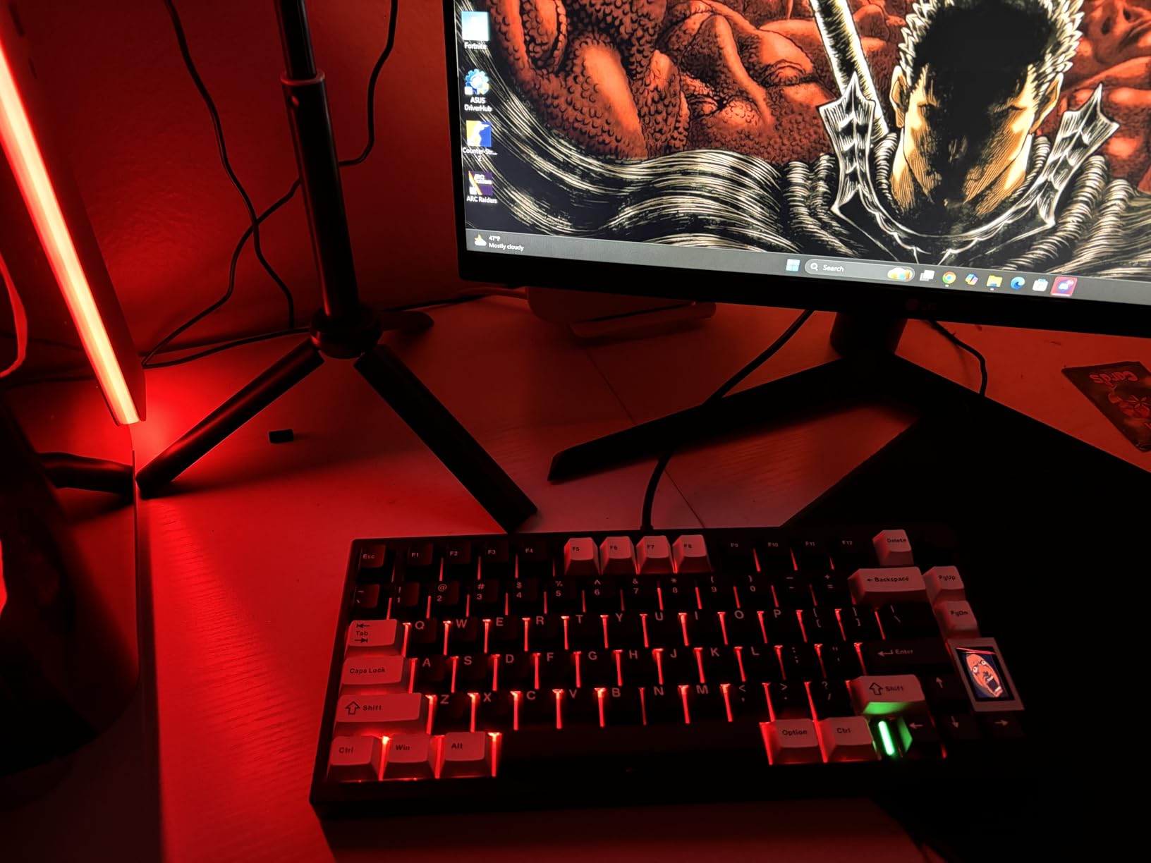 YUNZII AL80 Wireless Mechanical Keyboard, Full Aluminum CNC, Smart LCD Display, Hot Swappable Gasket Mount 75% Layout with Knob, BT/2.4G/USB-C customer photo 2