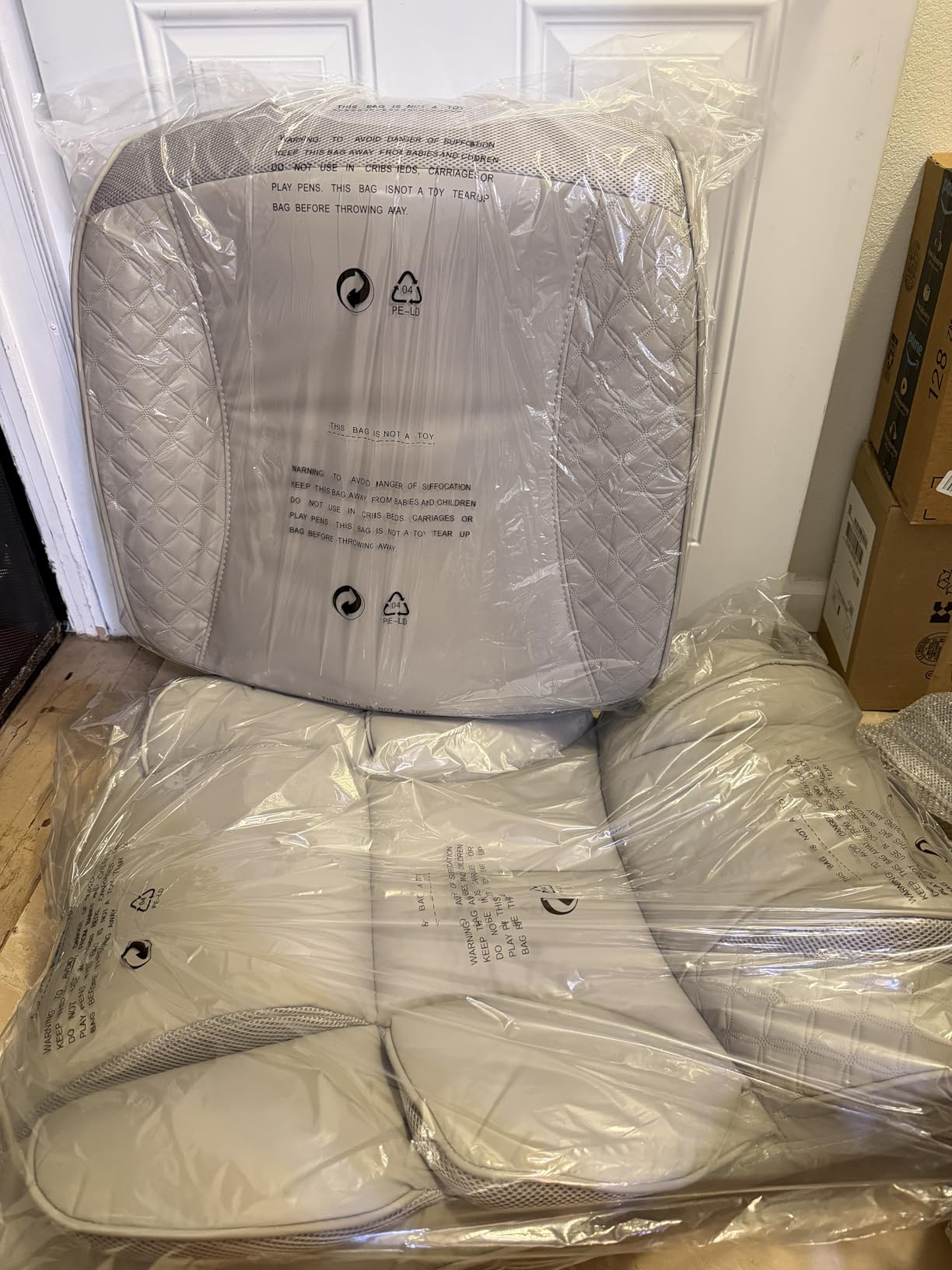 BestGlory Office Desk Chair, Big and Tall Leather Gaming Chair with Footrest, Wide Ergonomic Comfy Executive High-Back Reclining Computer Chairs, Swivel Rolling Wheels and Padded Lumbar Support, Black customer photo 2