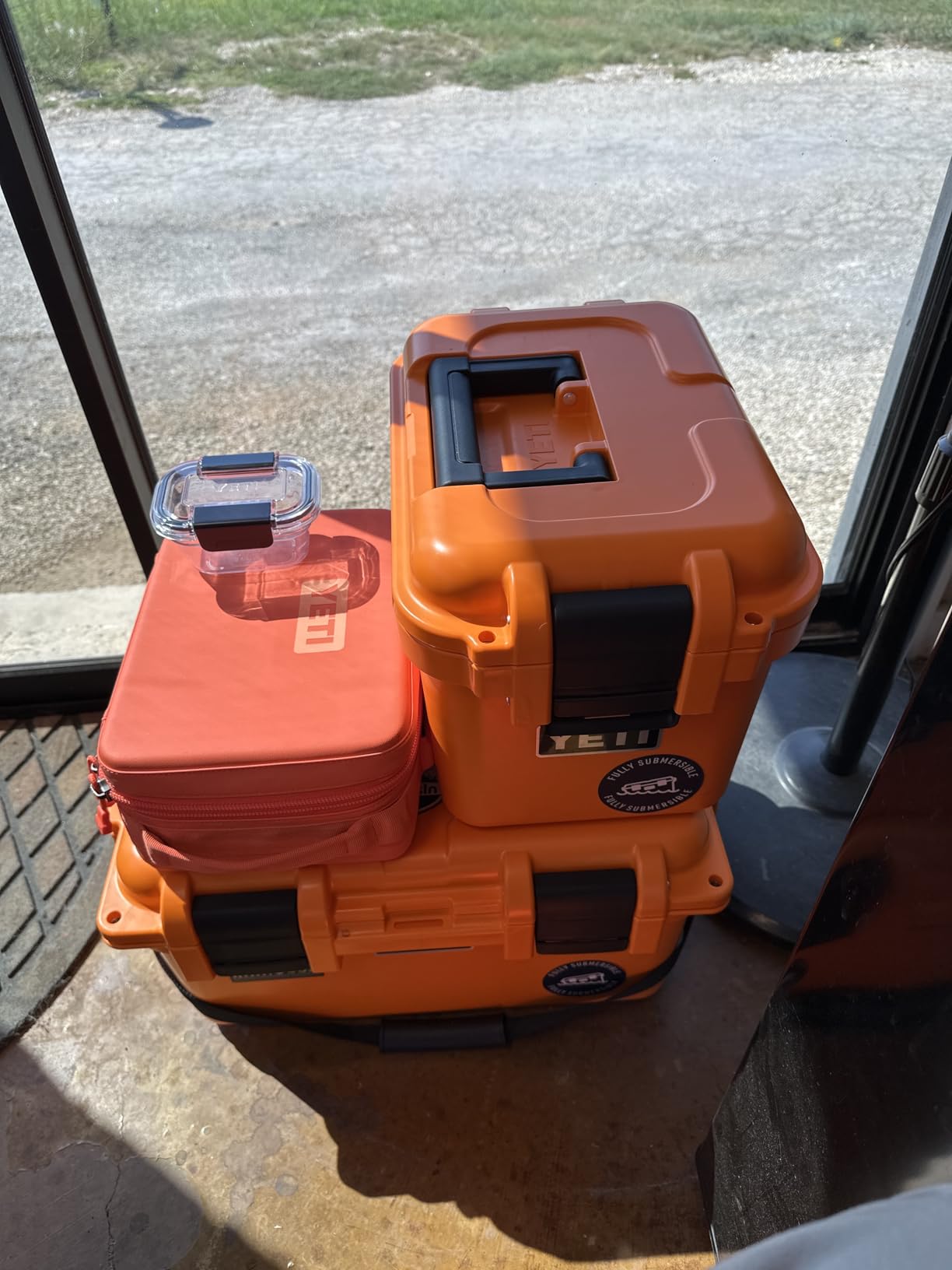 YETI LoadOut 15 GoBox Divided Waterproof Cargo Case, Dry Box, Camera Case, Fishing Tackle Box, King Crab customer photo 1