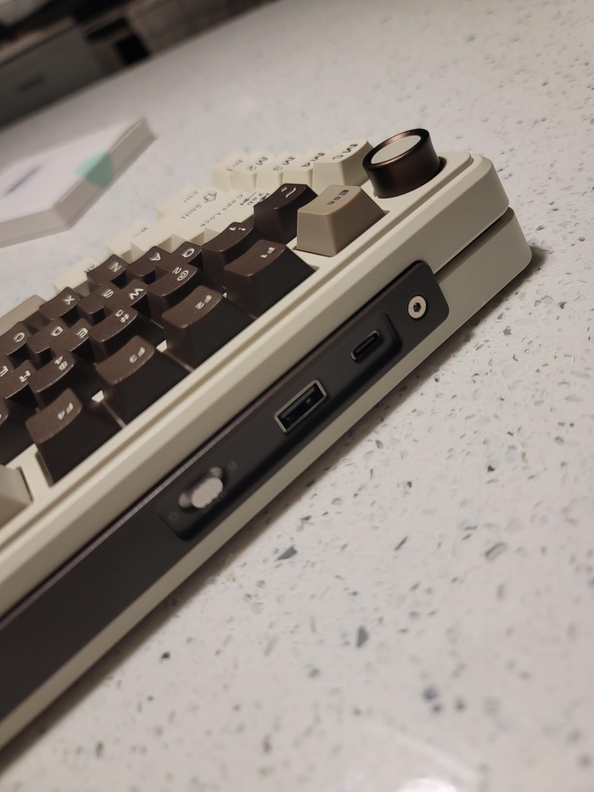 RK ROYAL KLUDGE L75 Gasket Mount Mechanical Keyboard w/Knob/Macro Keys & Touchable Nameplate, Tri-Mode 75% TKL Wireless Keyboard BT/2.4G/USB-C, Hot Swappable, Pro Software, Massive 8000mAh Battery customer photo 1