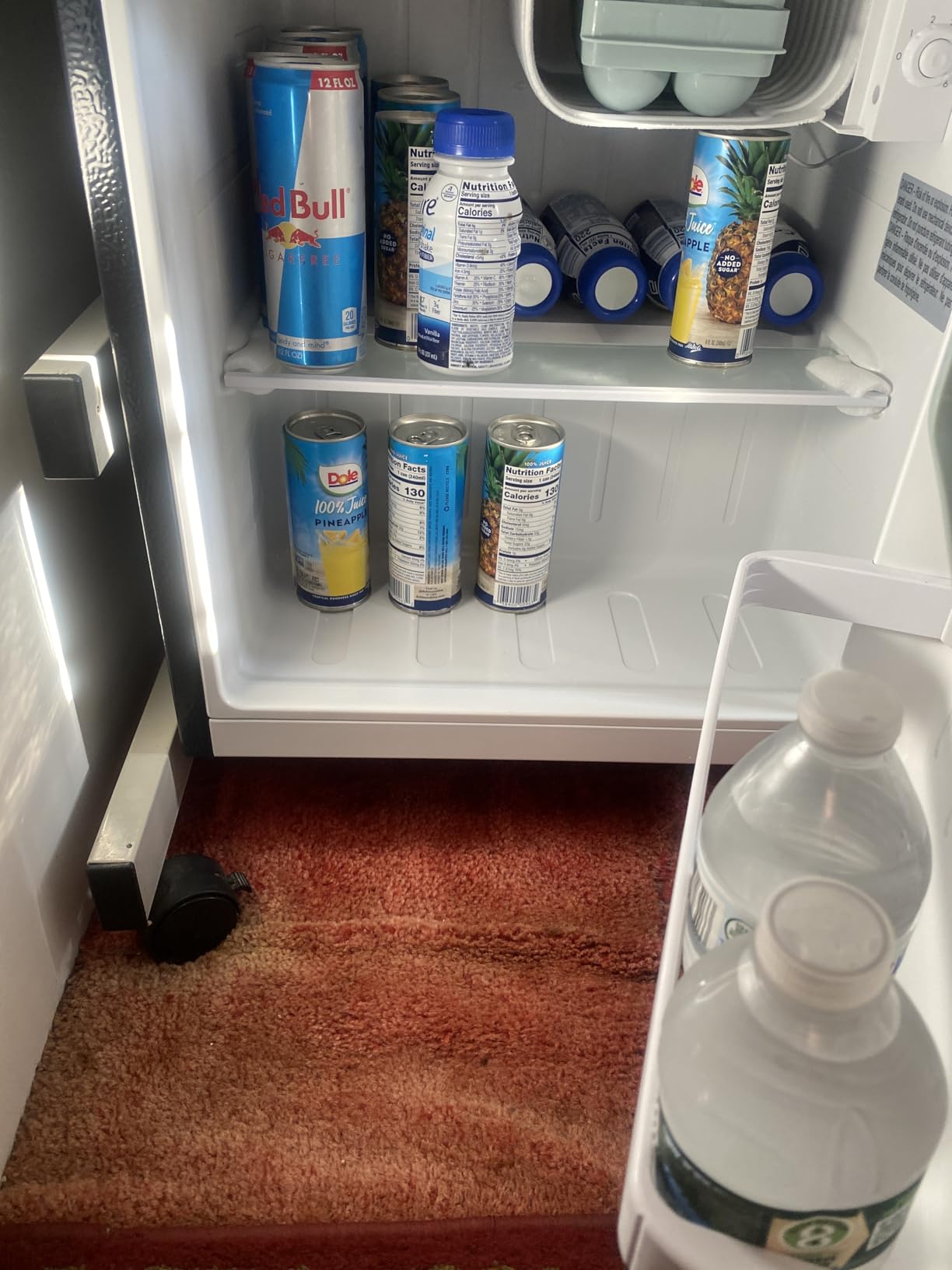 Frestec 1.7 Cu.Ft Mini Fridge with Freezer, Mini Fridge for Bedroom, Small Refrigerator, Dorm Refrigerators with Freezer, Compact Refrigerator for Office, Apartment, Dorm, Bedroom (Grey) customer photo 1