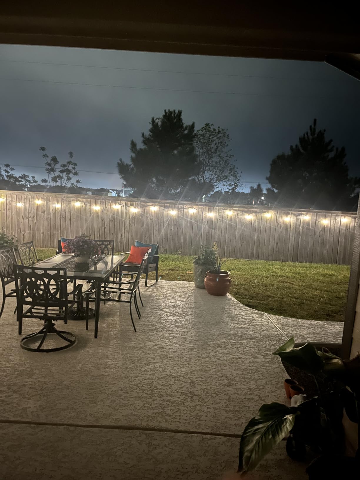 Brightown 108FT 52LED Solar String Lights Outdoor with Remote & USB Port, Shatterproof Bulbs, Dimmable & Timable, 3 Modes customer photo 1