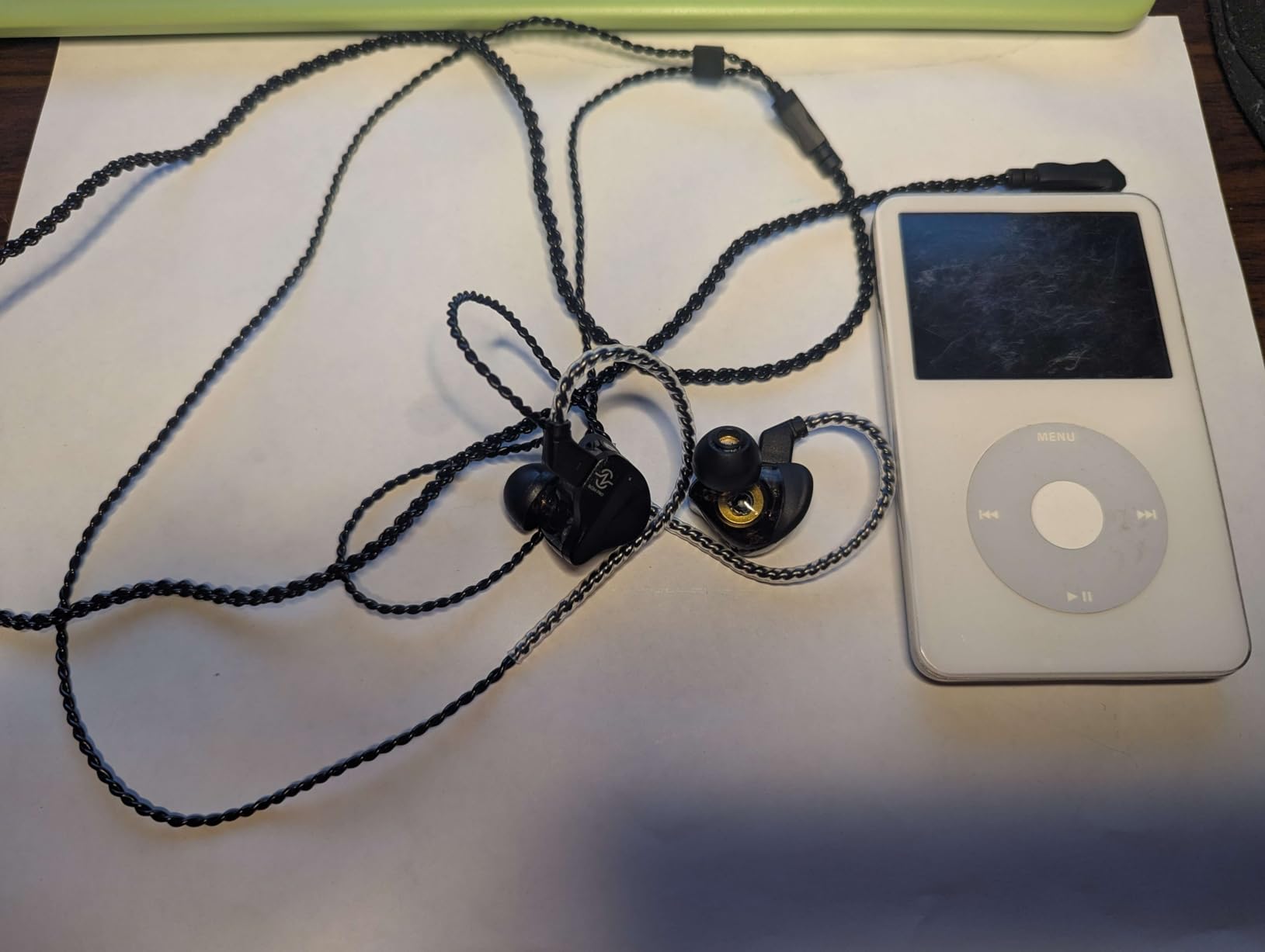 CCZ DC03 in Ear Monitor Headphones, IEMs for Gaming, Deep Bass Sound Wired Earbuds, 1DD HiFi in Ear Headphones Noise Cancelling Ear buds, in Ears for Singers Musician Stage Drummer (Black, without Mic) customer photo 2