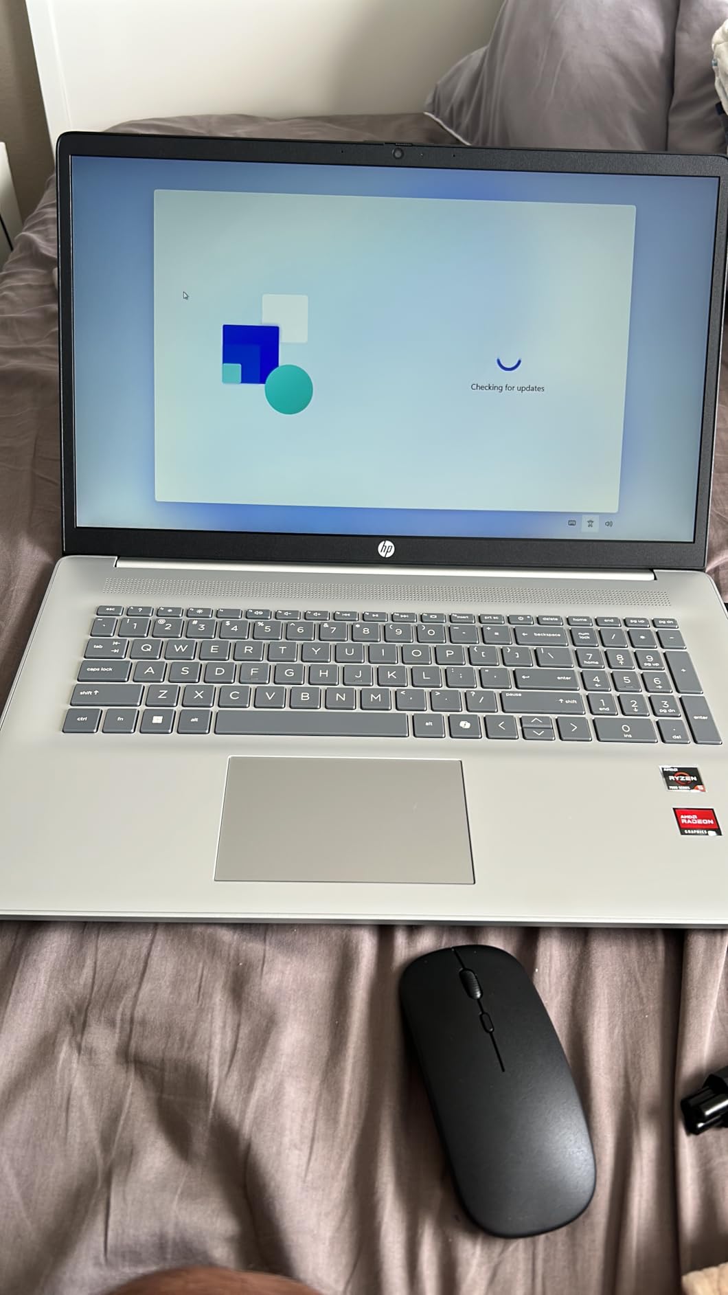 HP 17.3 inch Laptop, HD+ Display, AMD Ryzen 5 7520U, 16 GB RAM, 512 GB SSD, AMD Radeon Graphics, Windows 11 Home, Natural Silver, 17-cp2199nr customer photo 1