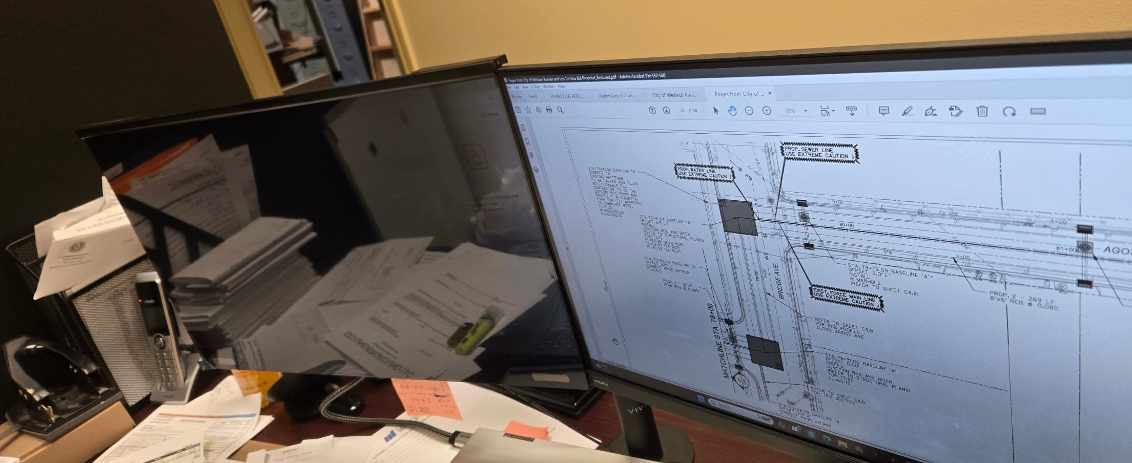 Magnetic 32 inch Computer Privacy Screen Filter for 16:9 Widescreen Monitor, Hanging Removable Anti Glare Blue Light Shield customer photo 1