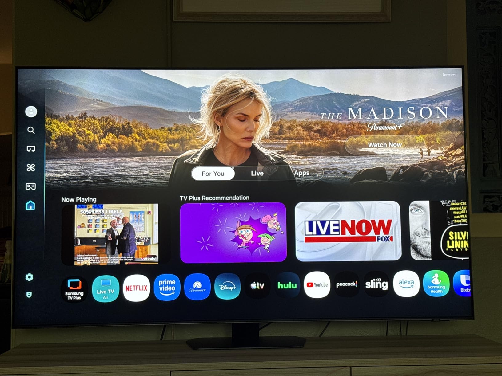 Samsung 85-Inch Class Neo QLED 4K QN90F Series, Vision AI, Mini LED Smart TV (2025 Model, 85QN90F) Neo Quantum HDR+, Object Tracking Sound+ w/Dolby Atmos, Glare Free, Gaming Hub, Alexa Built-in customer photo 1