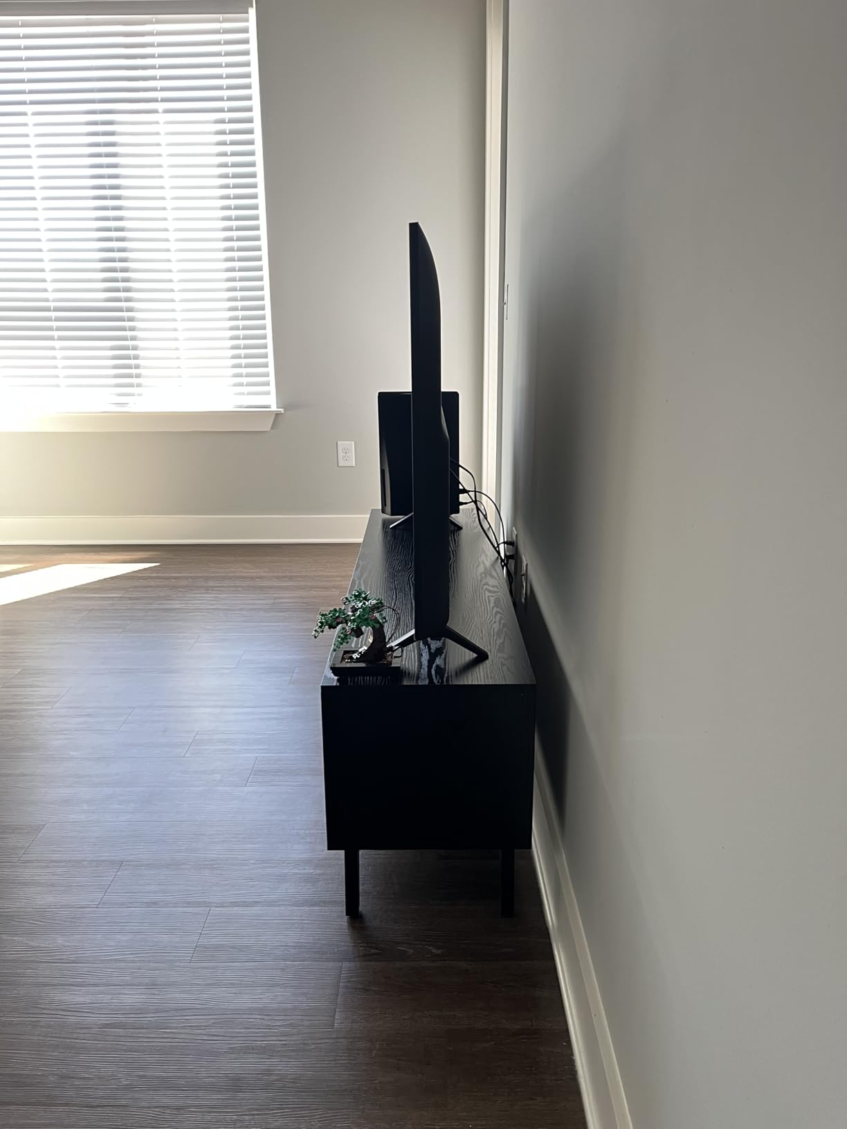 VASAGLE TV Stand for 65-Inch TVs, Entertainment Center with Adjustable Shelf, 58-Inch Long Media Console Table, Transitional Style, for Living Room, Bedroom, Honey Brown ULTV556K01 customer photo 1