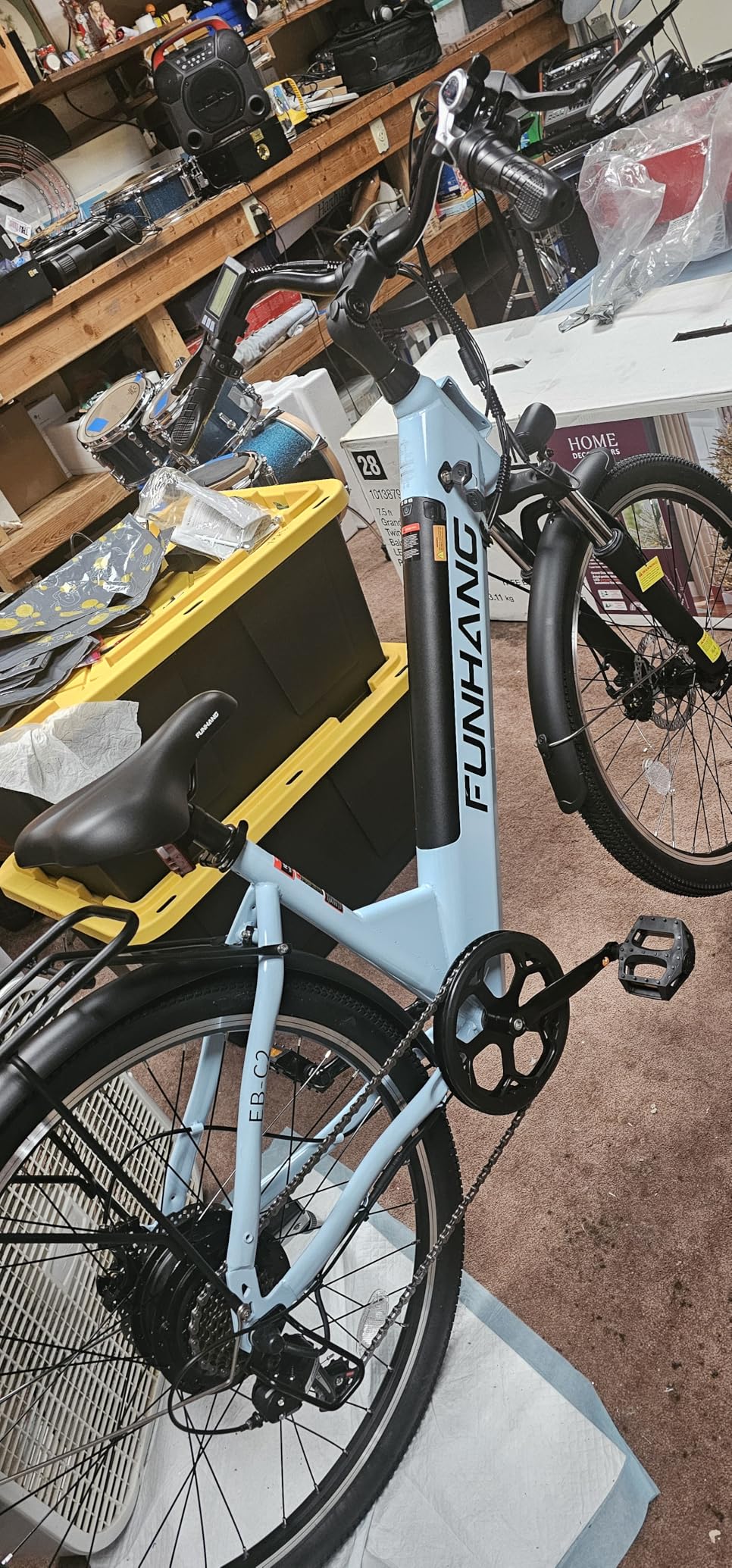 Electric Bike for Adults, 1000W Peak Ebike, 50Miles 21.7MPH Step Thru Electric Bicycle, 26