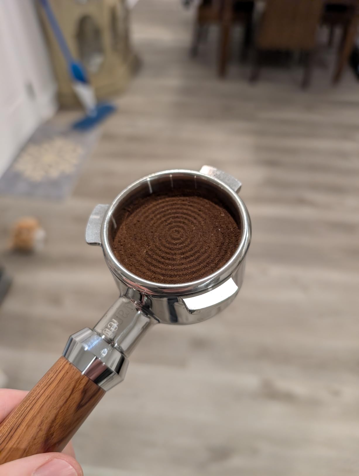 Normcore 58mm Espresso Coffee Tamper V4 - Spring Loaded with Stainless Steel Ripple Base customer photo 2