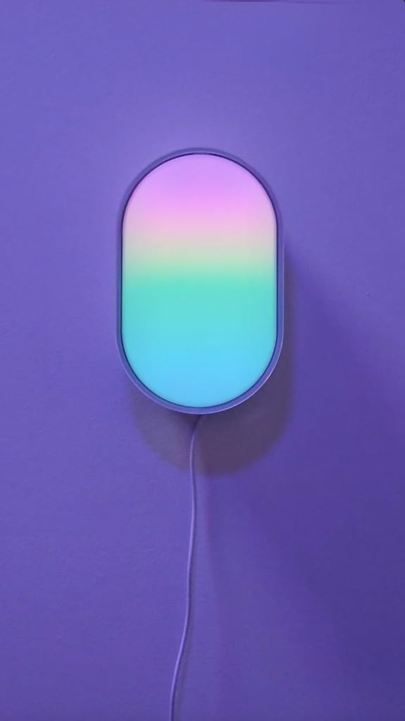 LIFX Luna Smart Lamp, 1000 LM Wi-Fi & Matter 1.3 Compatible, Alexa & Apple HomeKit Compatible, Plug-In Bedside Table Lamp & Wall-Mount, Color Changing Wall Wash, Sunrise/Sunset Effect customer photo 1