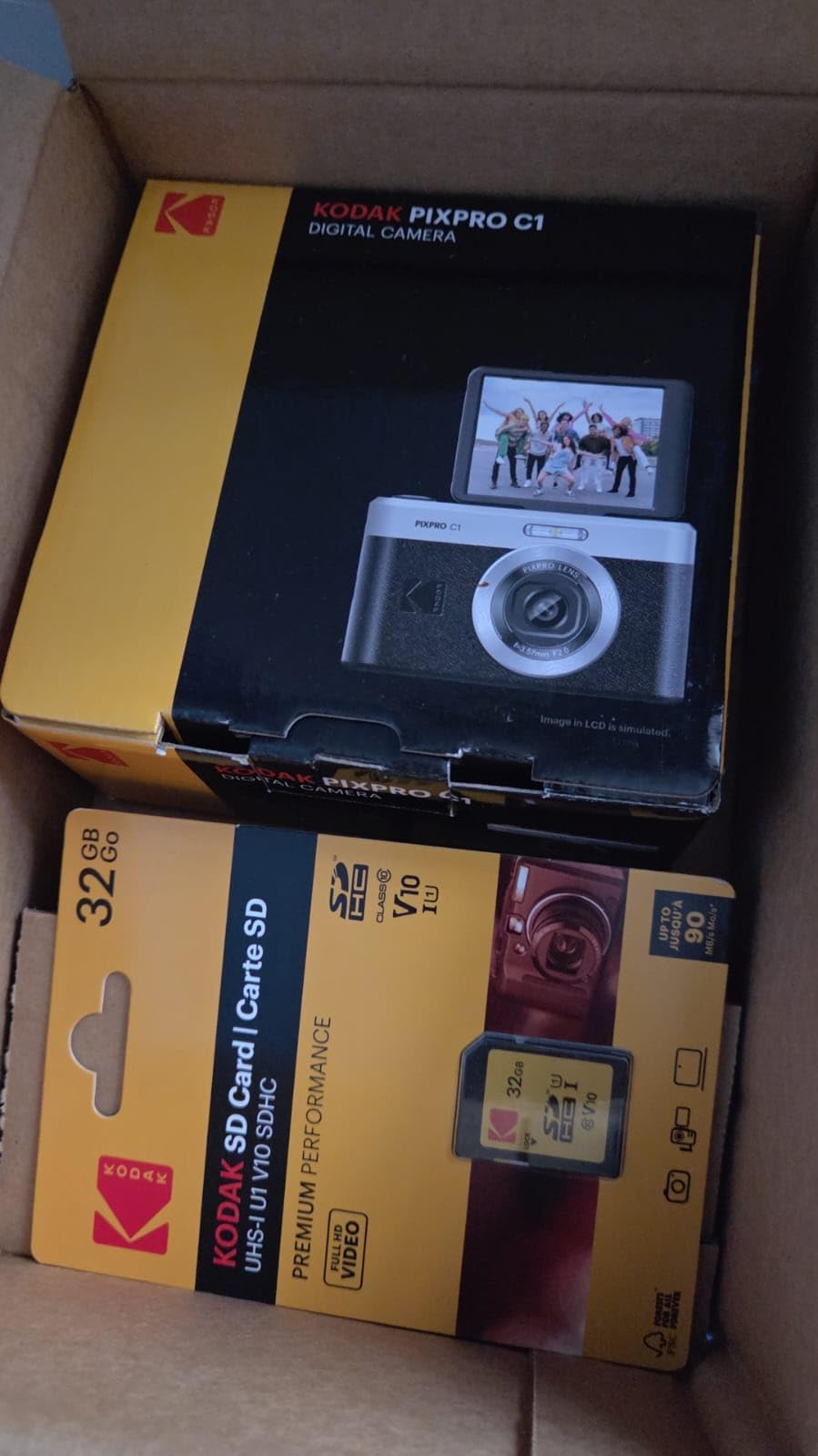 Kodak PIXPRO C1 Digital Camera, 13MP Compact Point & Shoot with 4X Digital Zoom, 26mm f/2.0 Wide Angle, 180 Degree Flip Screen, 1080p HD Video, Black customer photo 1