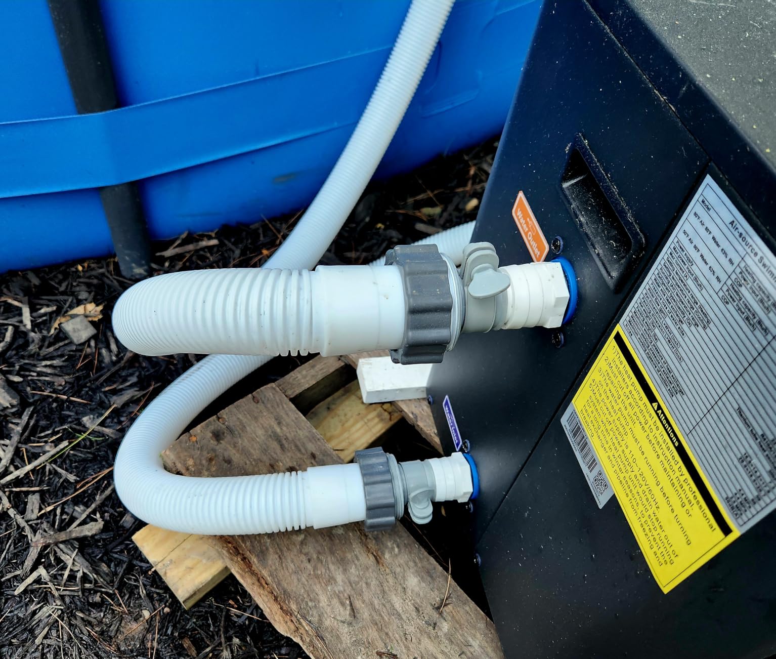 Electric Pool Heater, 30,000 BTU Pool Heat Pump for Above Ground Pools Up to 7000 Gallons, WiFi Control, 120V Titanium Heat Exchanger, V7 Plus customer photo 2