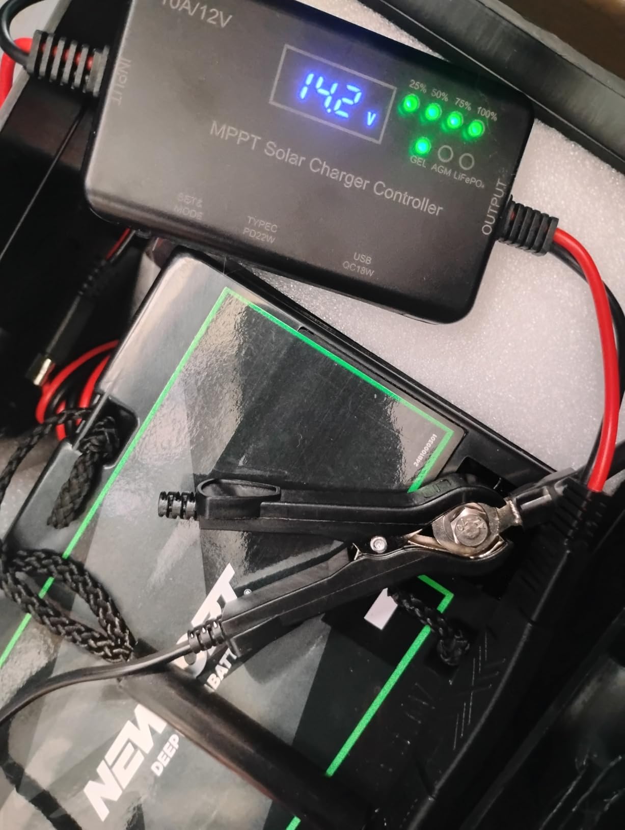 100W Ultra-Thin Flexible Solar Panel 12V, 11BB 23% High-Efficiency ETFE Monocrystalline Panel, 240°Bendable Design for Solar Generator, Power Station, RV, Marine, 5th Wheel, Trailer, Van, SUV customer photo 1