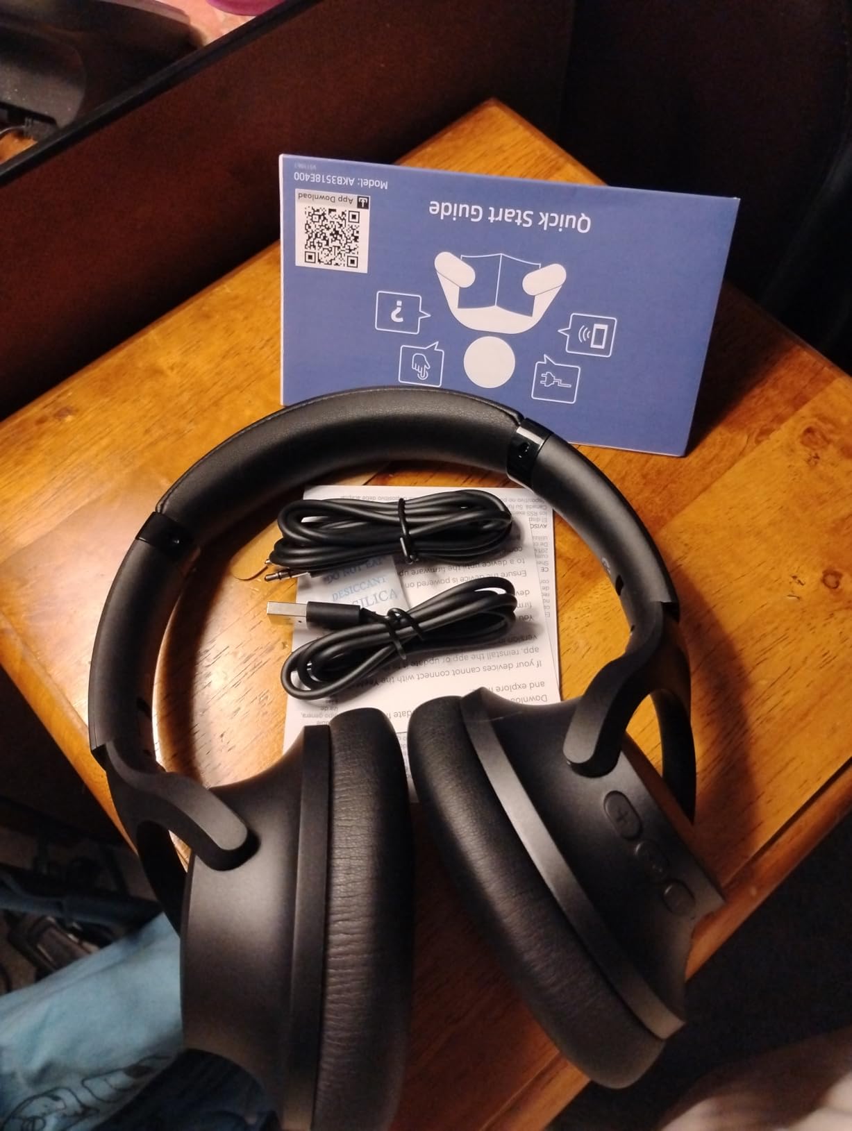 1Mii Y8+ Hybrid Active Noise Cancelling Headphones, 100H Ultra Playtime, Bluetooth 6.0 Over Ear, Wireless Hi-Res Audio & Deep Bass, Comfort for Travel & Home Office customer photo 2