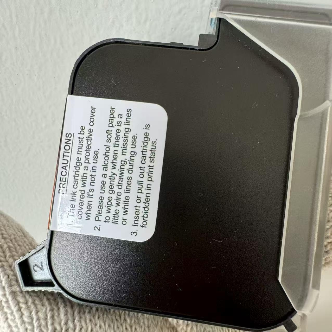 Handheld Printer, 2025 Upgrade 1 Inch Print Height Handheld Inkjet Printer with 72ML Quick-Drying Ink Cartridge, Portable Inkjet Printers Gun with 4.3