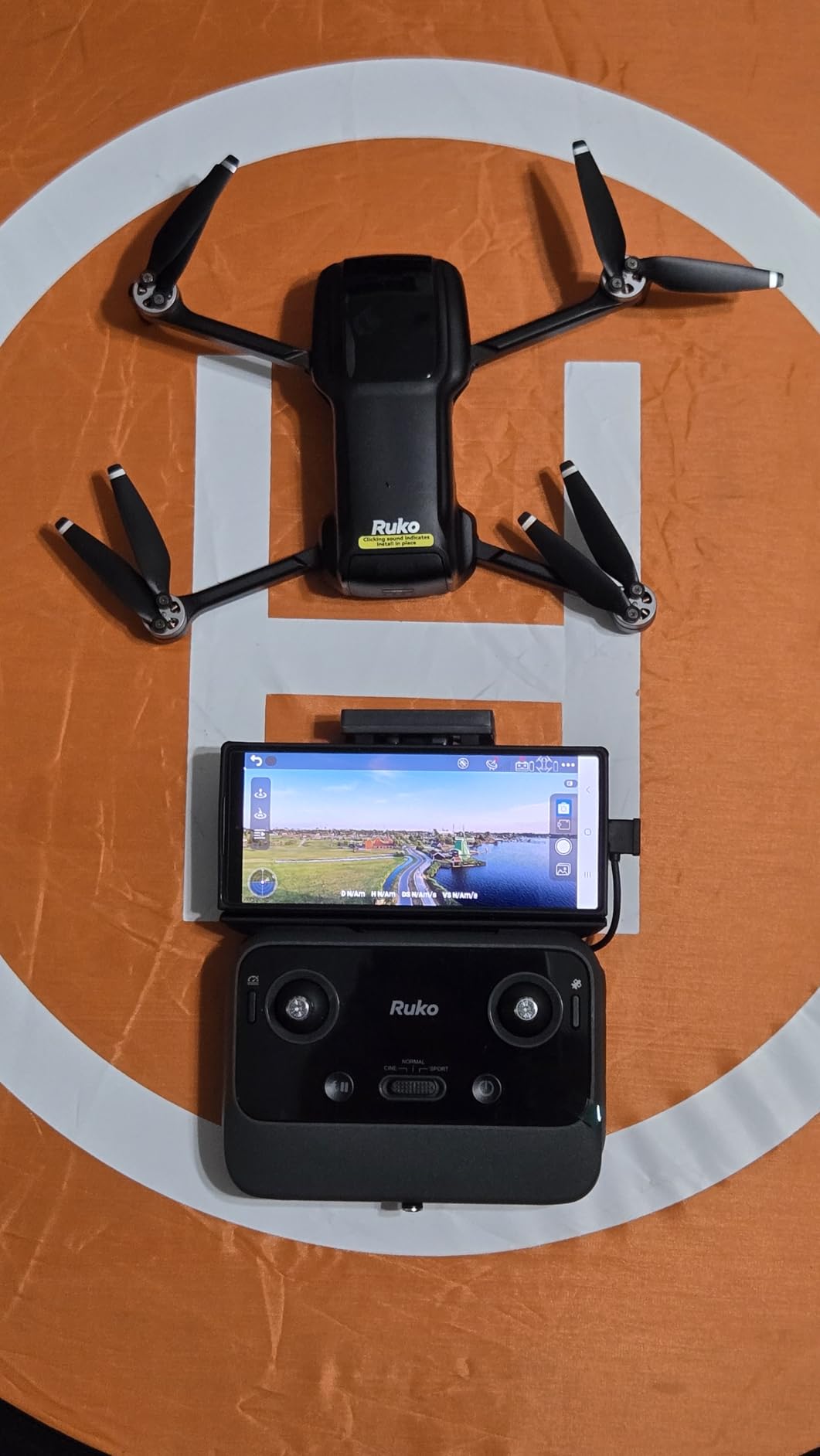 Ruko U11MINI 4K, Under 249g Pocket Drone with Camera for Adults 8K Photo 4K/30fps Video, 3-Axis Gimbal ElS, 20000ft Digital Transmission, FAA-Exempt, 32-Min Flight customer photo 1