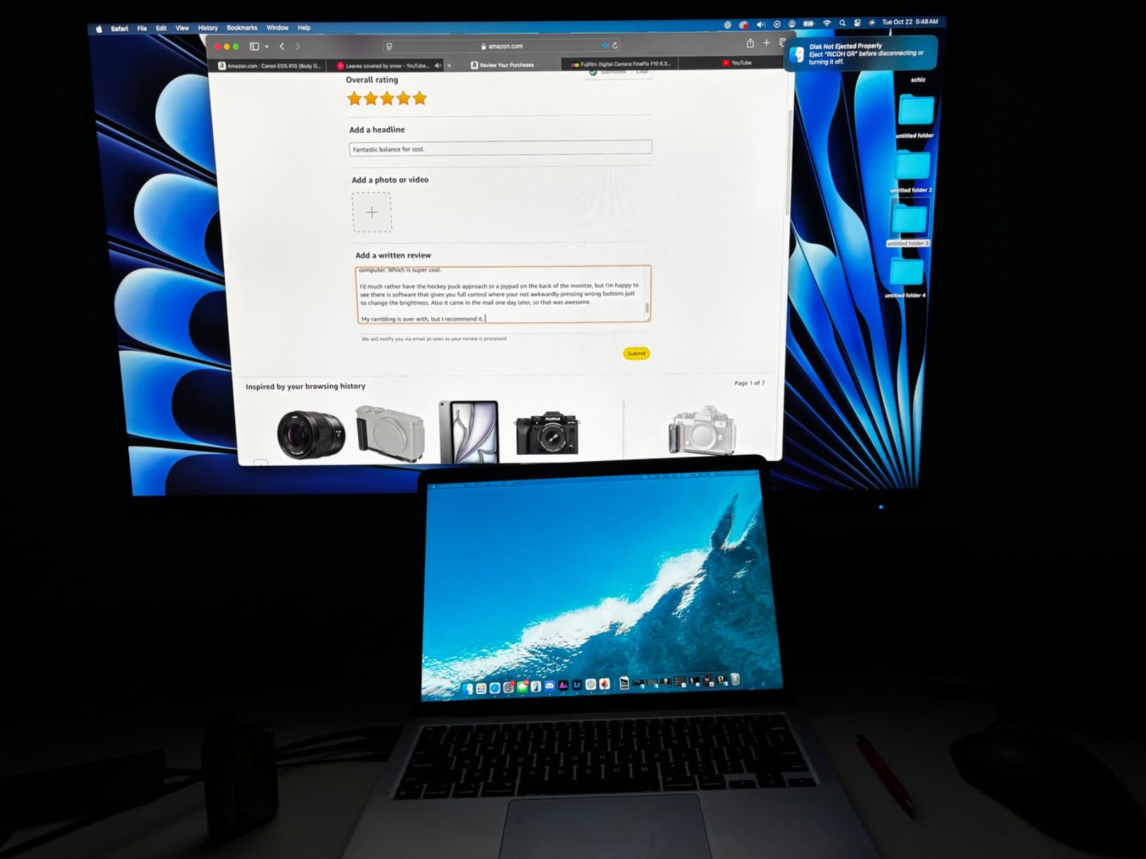 ViewSonic VP2456A 24 Inch 1080p IPS Monitor with Advanced Ergonomics, ColorPro 100% sRGB Rec 709, Pantone Validated, 14-bit 3D LUT, 120Hz, USB, HDMI, DisplayPort, 90W USB C for Home and Office customer photo 1