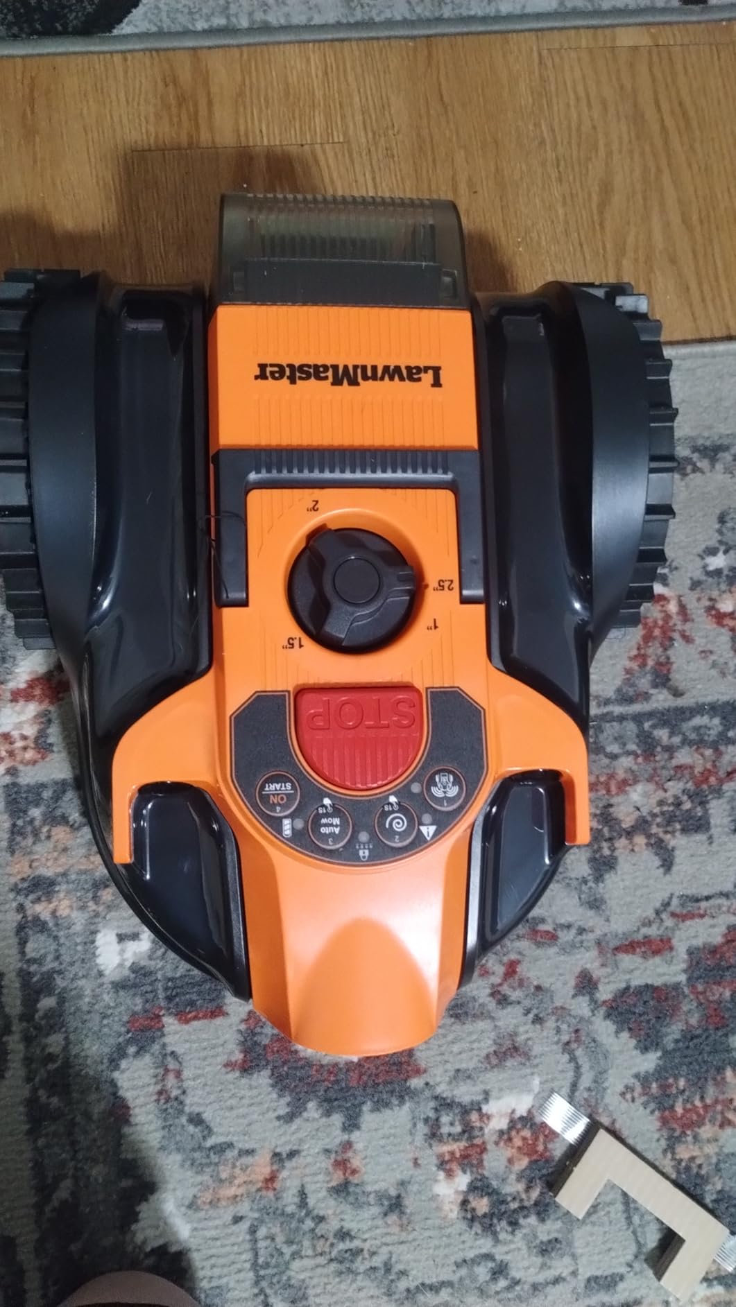 LawnMaster OcuMow VBRM601YCM MAX Perimeter Wire Free Robot Lawn Mower Cuts Small Lawns 2000-3500 Square Feet with Optical Navigation, Obstacle Avoidance, Low Noise and No Go Function customer photo 2